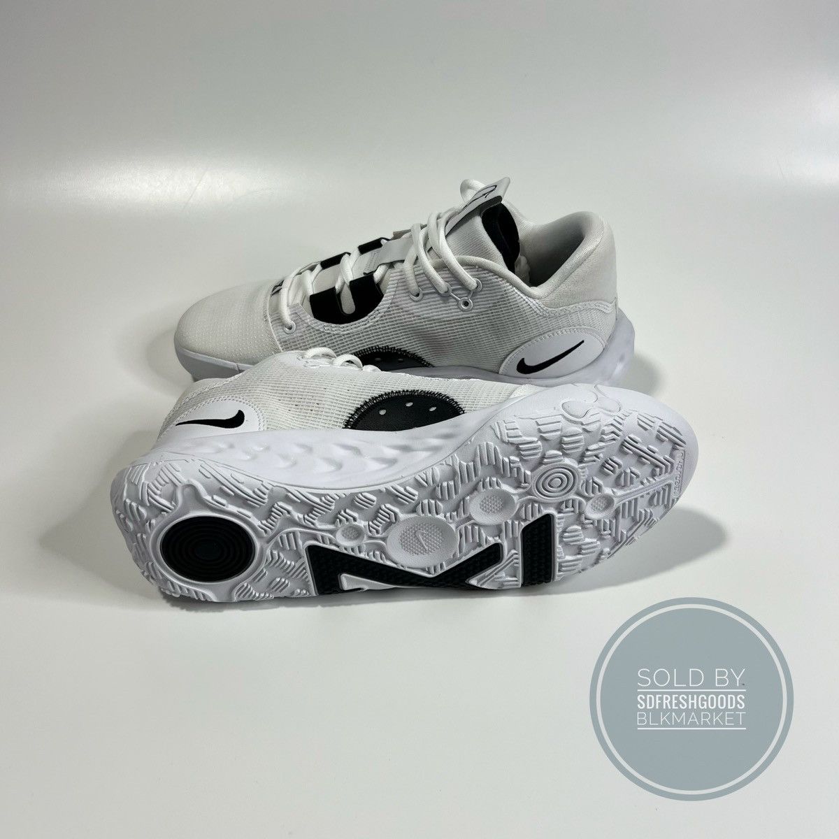 Nike Nike PG 6 TB Promo Basketball Shoes White Black 8.5 Size US 8.5 / EU 41-42 - 4 Thumbnail