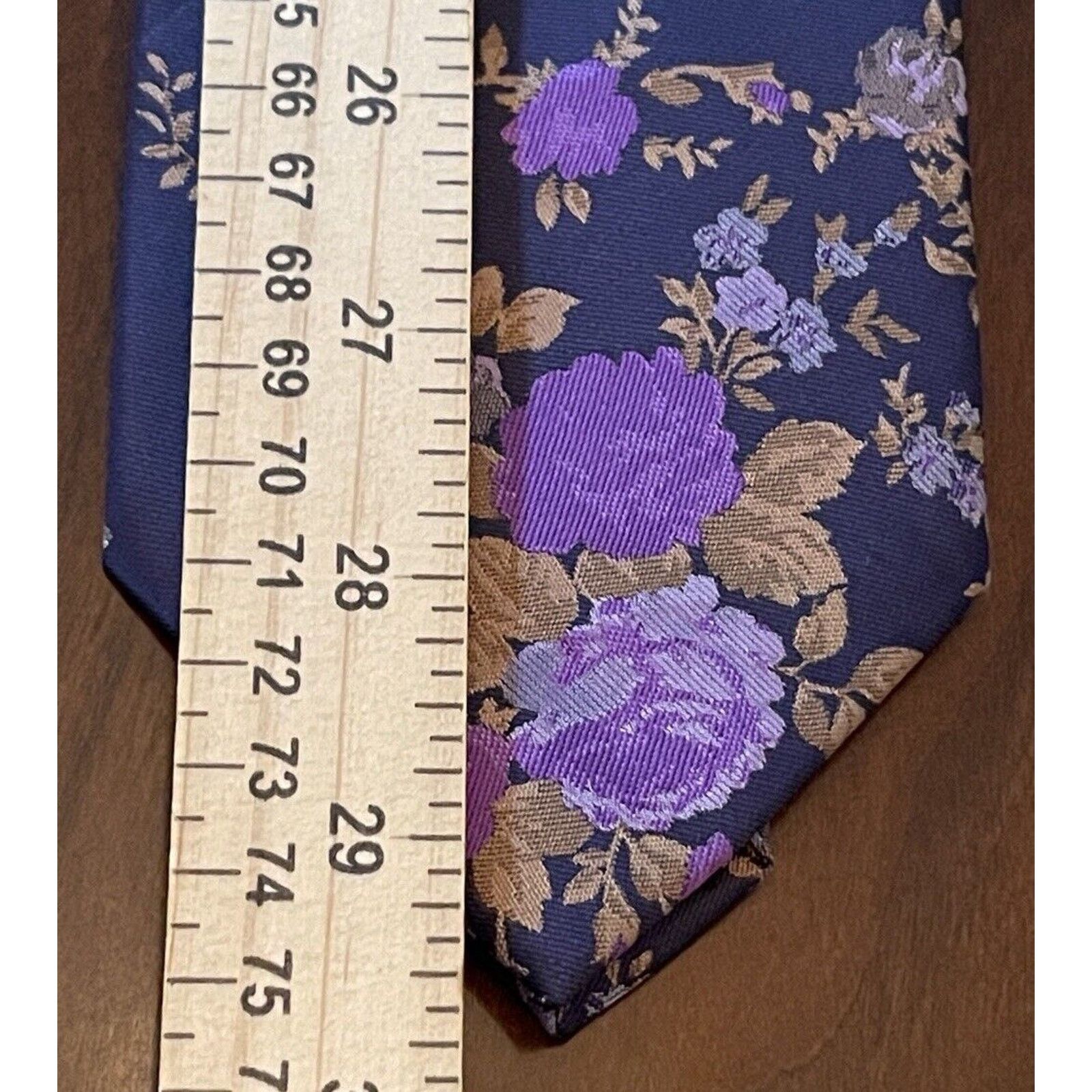 Other Vittorio Vico Purple Blue Hand Made 100% Polyester In China Size ONE SIZE - 5 Thumbnail