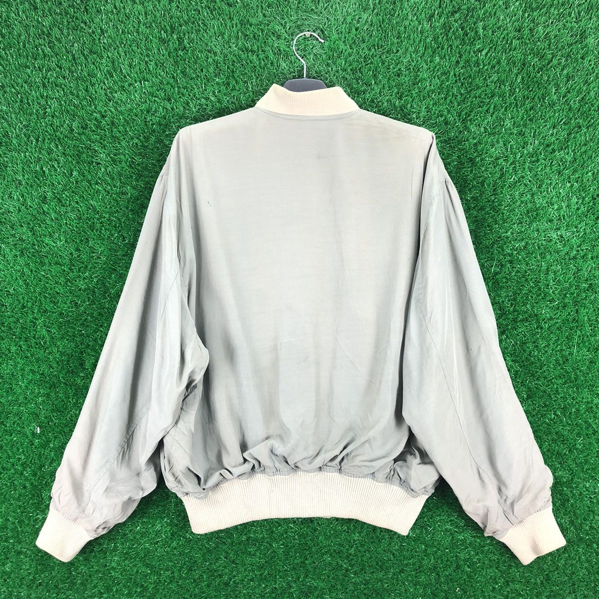 Vintage Vintage 80's Rayon Zipper Jacket Bomber Style by Yin & Yang Size US L / EU 52-54 / 3 - 4 Thumbnail