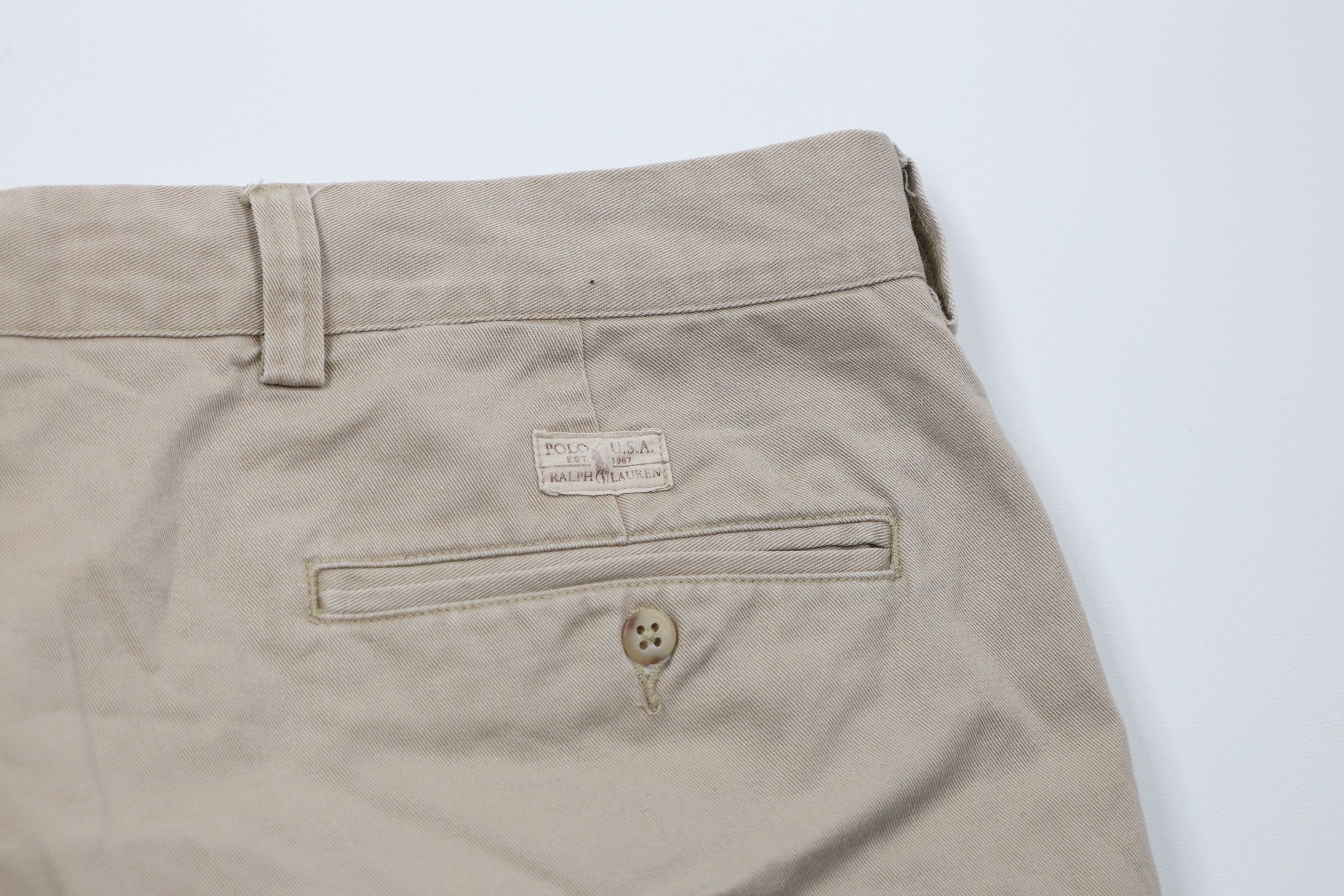Ralph Lauren Vintage 90s Ralph Lauren Above Knee Chino Shorts Cotton Size US 44 / EU 60 - 10 Thumbnail