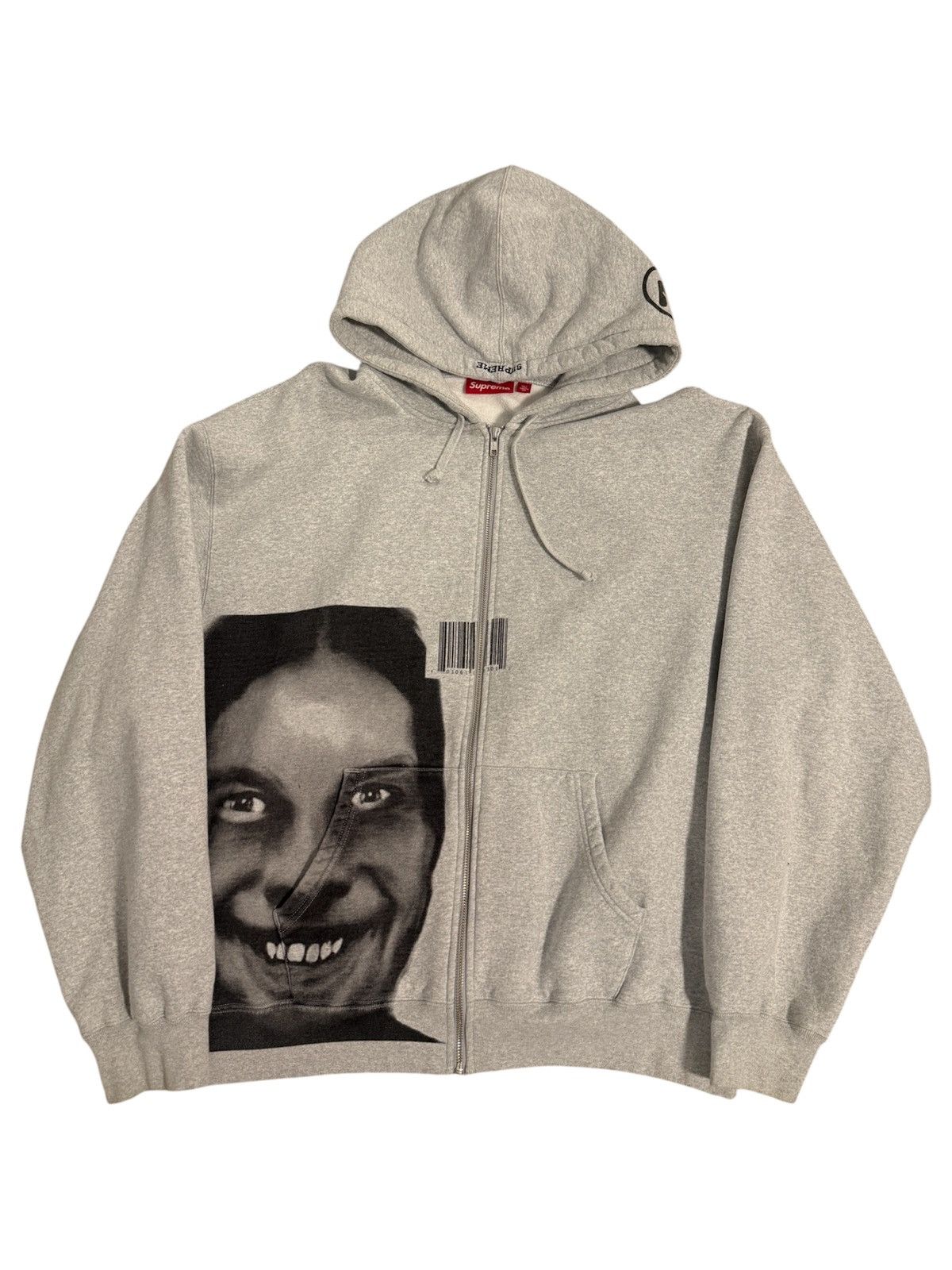 Designer × Streetwear × Supreme Supreme x Aphex Twin Zip Up hoodie