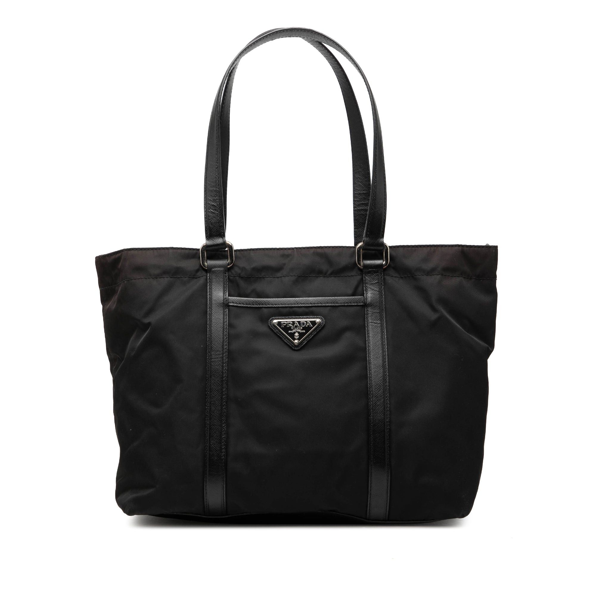 Prada Saffiano Trimmed Tessuto Tote Size ONE SIZE - 1 Thumbnail