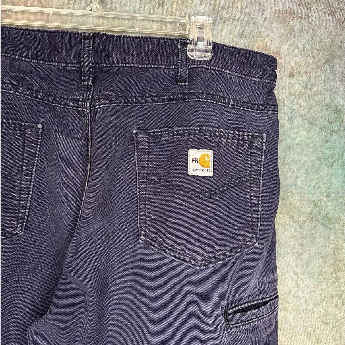 Carhartt × Vintage Vintage 90s Carhartt Carpenter Pants Sz 38 Fire Resistant Size US 38 / EU 54 - 5 Thumbnail