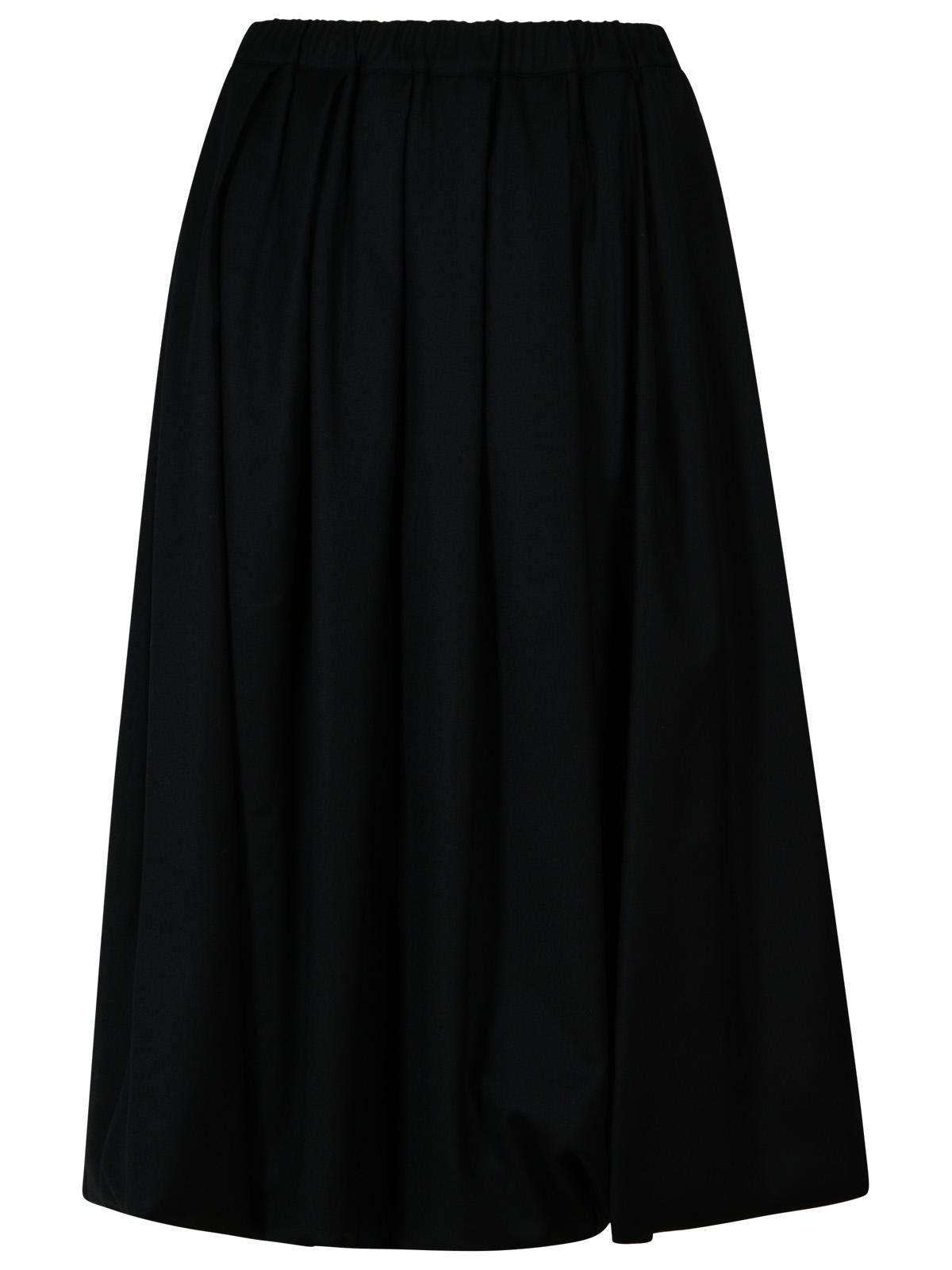 FABIANA FILIPPI Black Wool Skirt