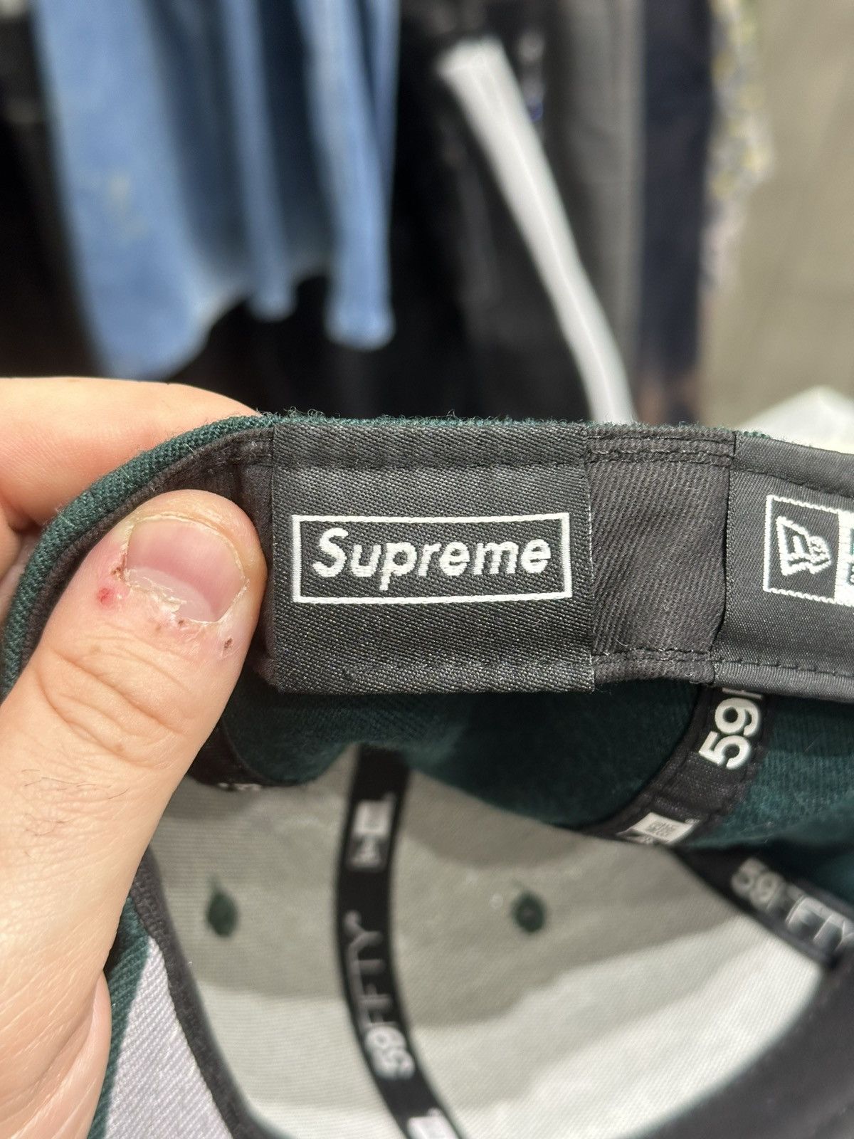 Supreme Supreme Script Logo Fitted Hat 2018 7 1/8 Size ONE SIZE - 2 Thumbnail