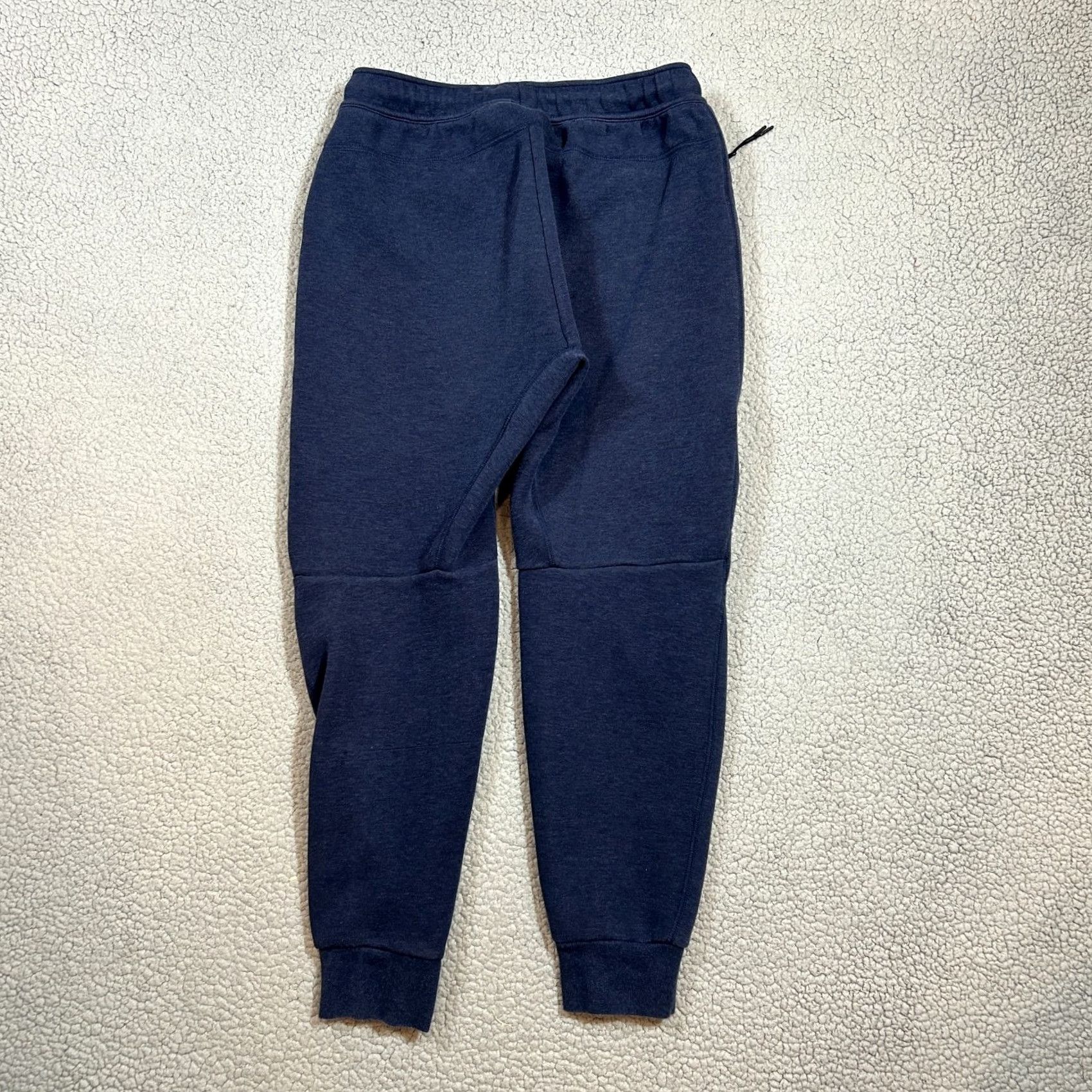 Nike Nike Tech Fleece Jogger Pants Mens M Blue Zipper Pockets Tapered Fit Size US 31 - 5 Thumbnail