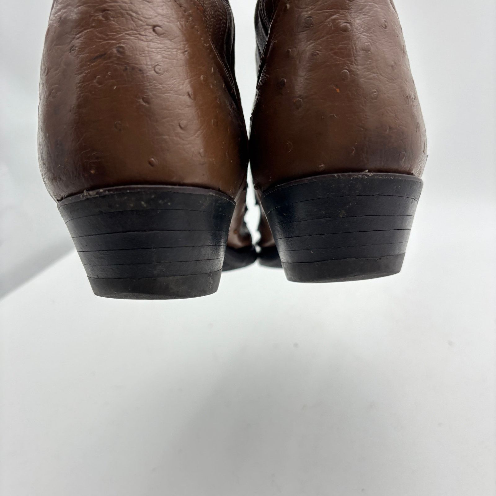 Tony Lama Tony Lama 8241 Full Quill Ostrich Leather Boots Men's 9.5 EE Size US 9.5 / EU 42-43 - 16 Thumbnail