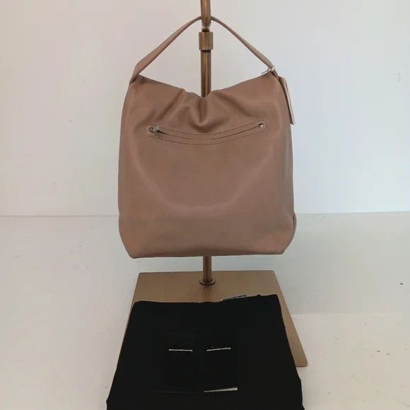 Alexander Wang Alexander Wang Waxed Leather Lunch Tote - Mushroom Size ONE SIZE - 8 Thumbnail
