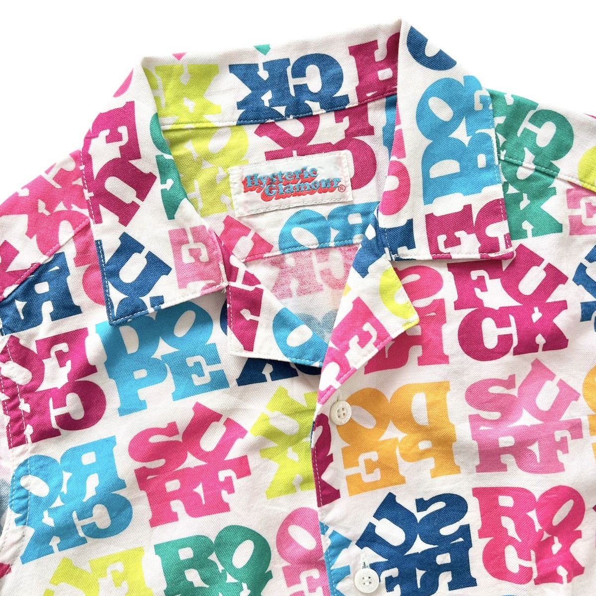 Beauty Beast × Hysteric Glamour × Japanese Brand Hysteric Glamour Logo Fuck Rock Shirt Size S / US 4 / IT 40 - 2 Thumbnail