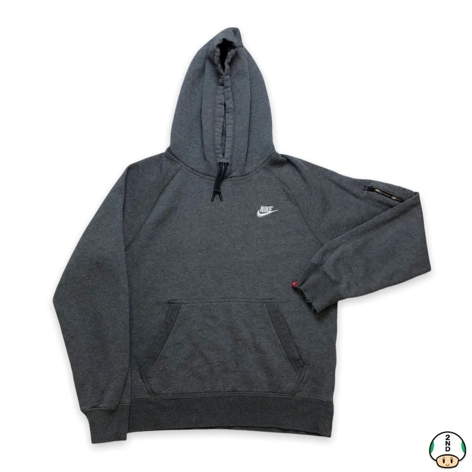 Nike × Vintage Nike Tech Fleece Hoodie Small Sportswear Pullover Hooded Size US S / EU 44-46 / 1 - 1 Thumbnail