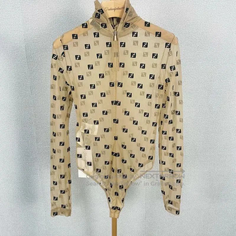 Fendi Fendi Multi-Color Long Sleeve T-Shirt . Size S / US 4 / IT 40 - 1 Thumbnail