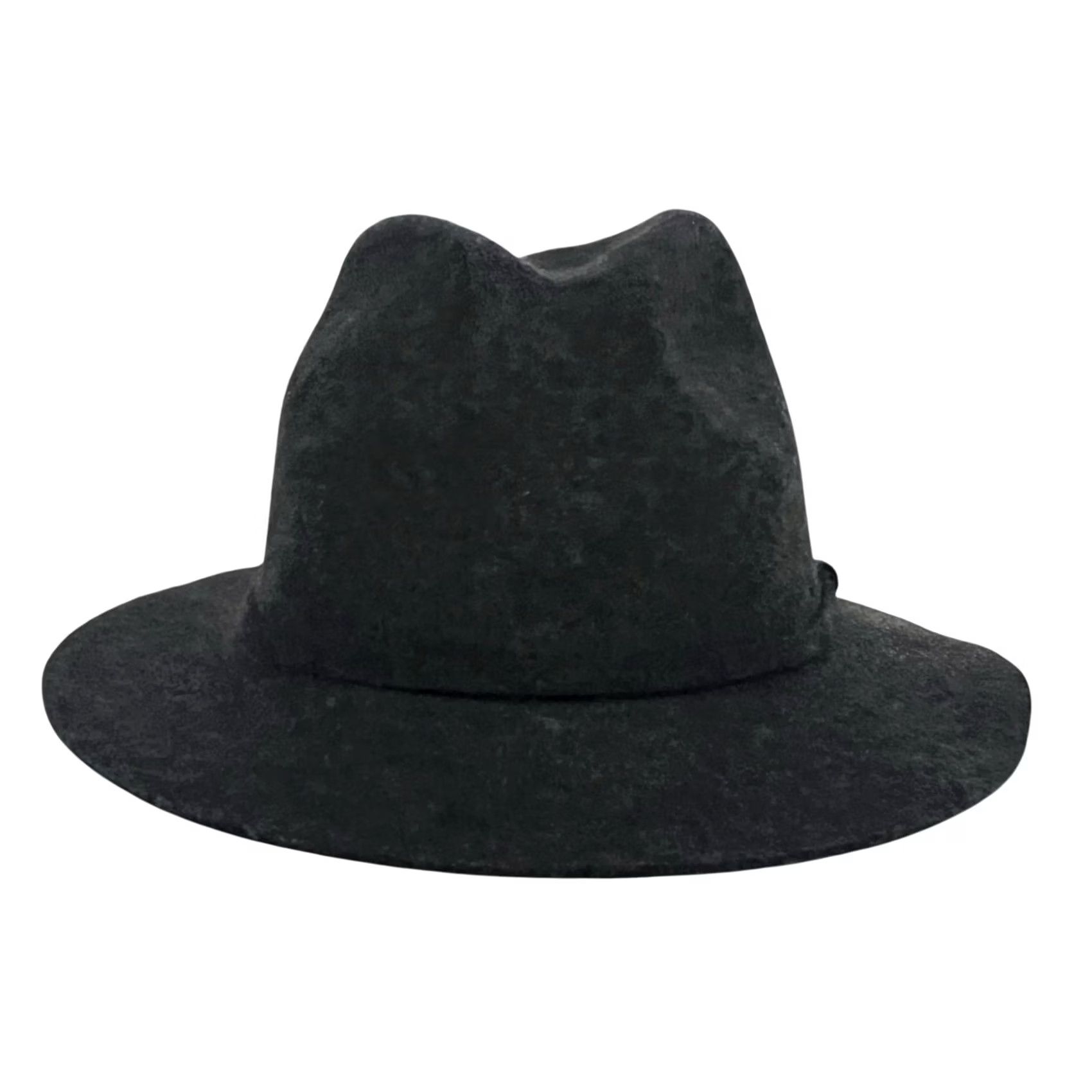 J.Crew J. Crew Women’s Classic Dark Gray Hat 100% Wool Felt Fedora B3486 Sz M-L Hats Size ONE SIZE - 5 Thumbnail