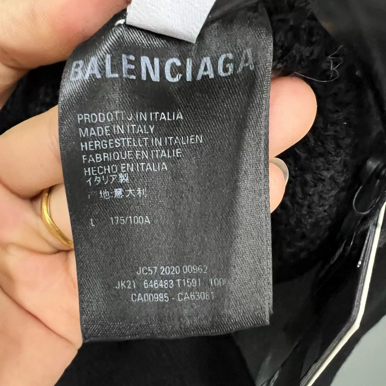 Balenciaga Balenciaga Logo Embroidered Knit Cardigan Size US L / EU 52-54 / 3 - 2 Thumbnail