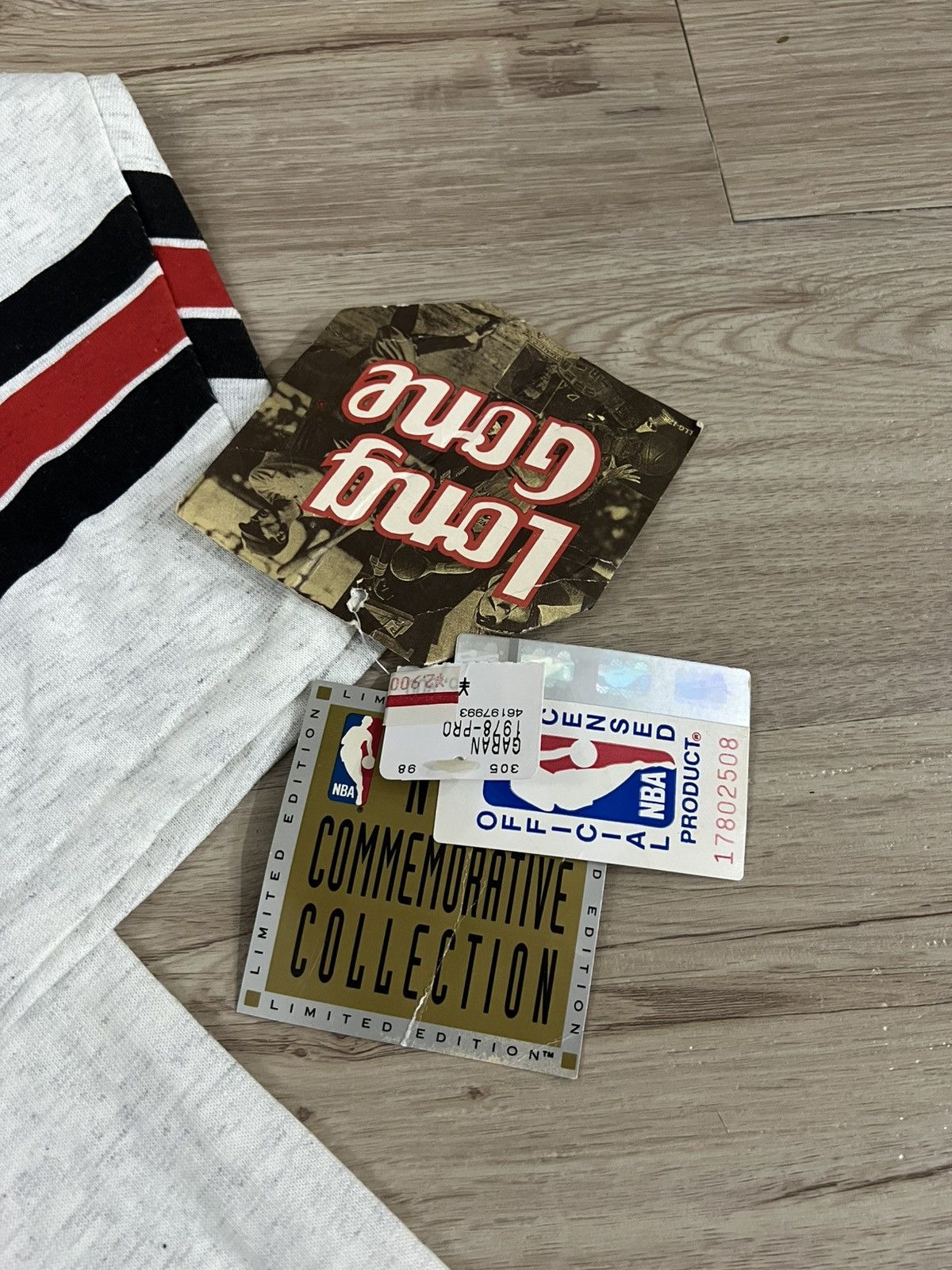 NBA × Vintage Vintage Chicago Bulls NOS Long Gone 90s Shirt Size US L / EU 52-54 / 3 - 7 Thumbnail