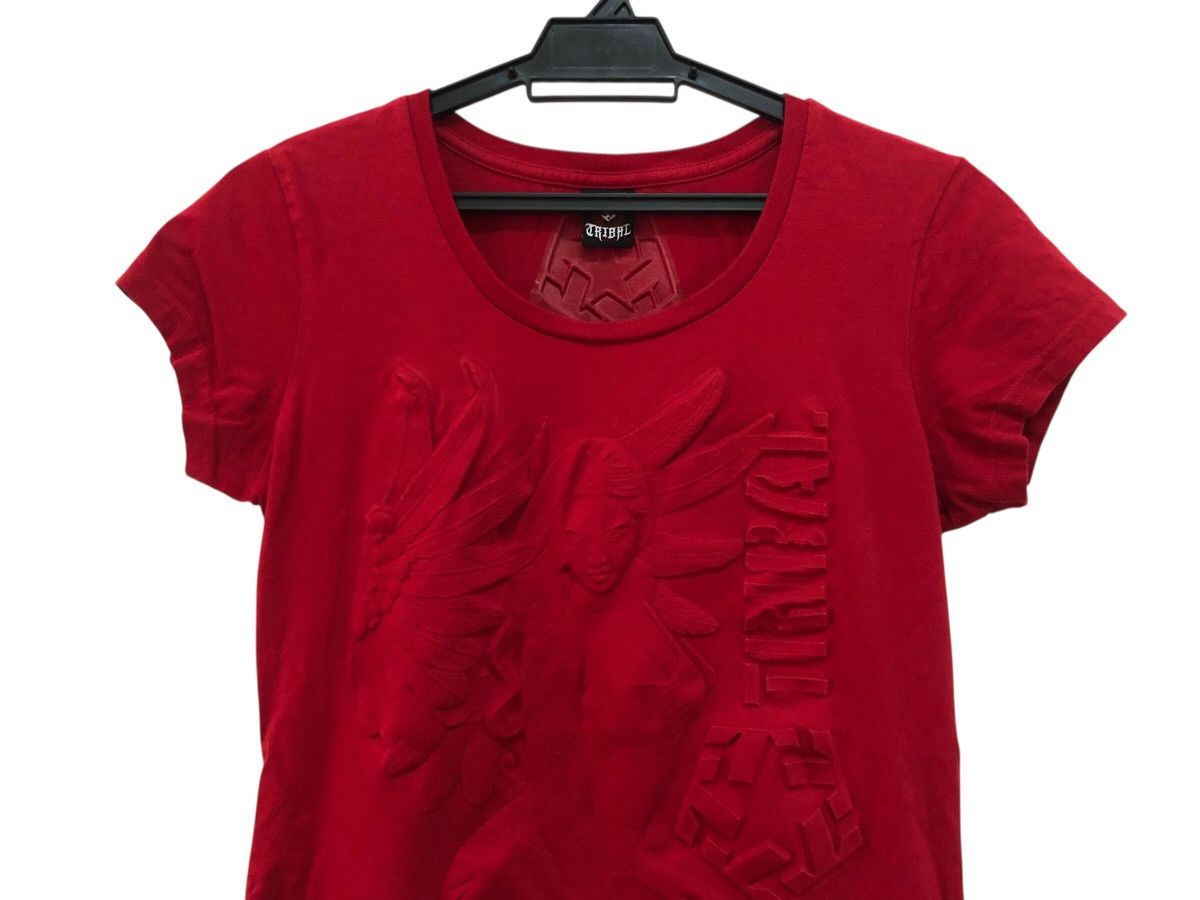 Tribal Streetwear TRIBAL GEAR 🔥 Y2K STYLE EMBOSSED TATTOO LADY LOGO GRAPHICAL Size L / US 10 / IT 46 - 3 Thumbnail