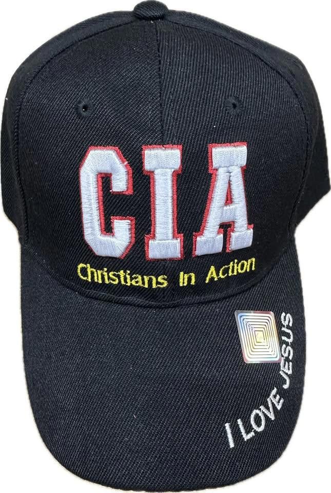 Designer Christians in Action CIA Cap New Black Size ONE SIZE - 1 Thumbnail