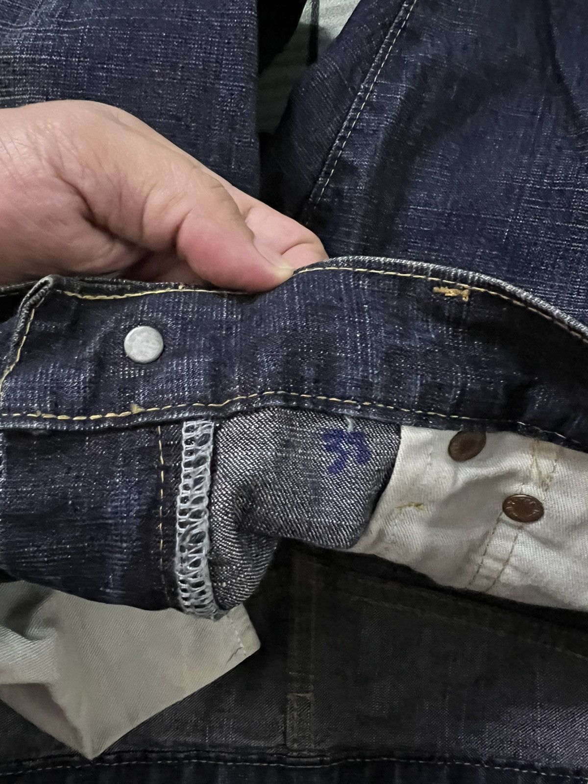 If Six Was Nine × Japanese Brand × Vintage BARTACK & CO BLUE JEANS KAPiTAL STYLE VERY NICE Size US 31 - 8 Thumbnail
