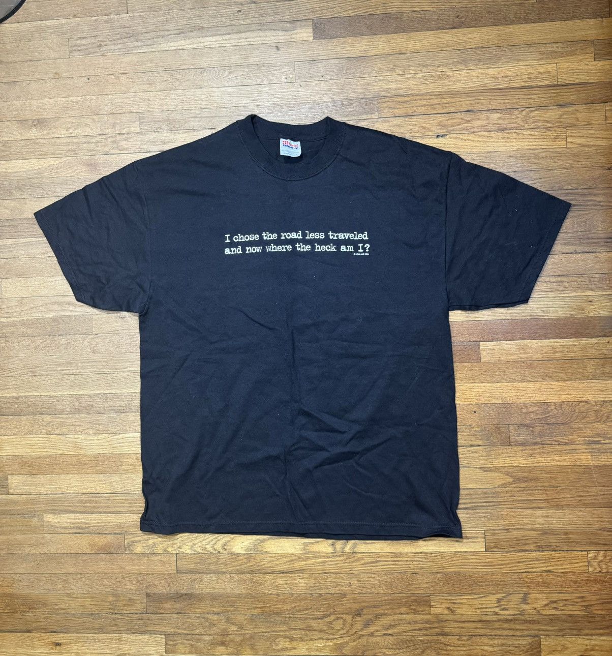 Vintage Vintage I Chose the Road Less Traveled Shirt Size US XL / EU 56 / 4 - 1 Thumbnail