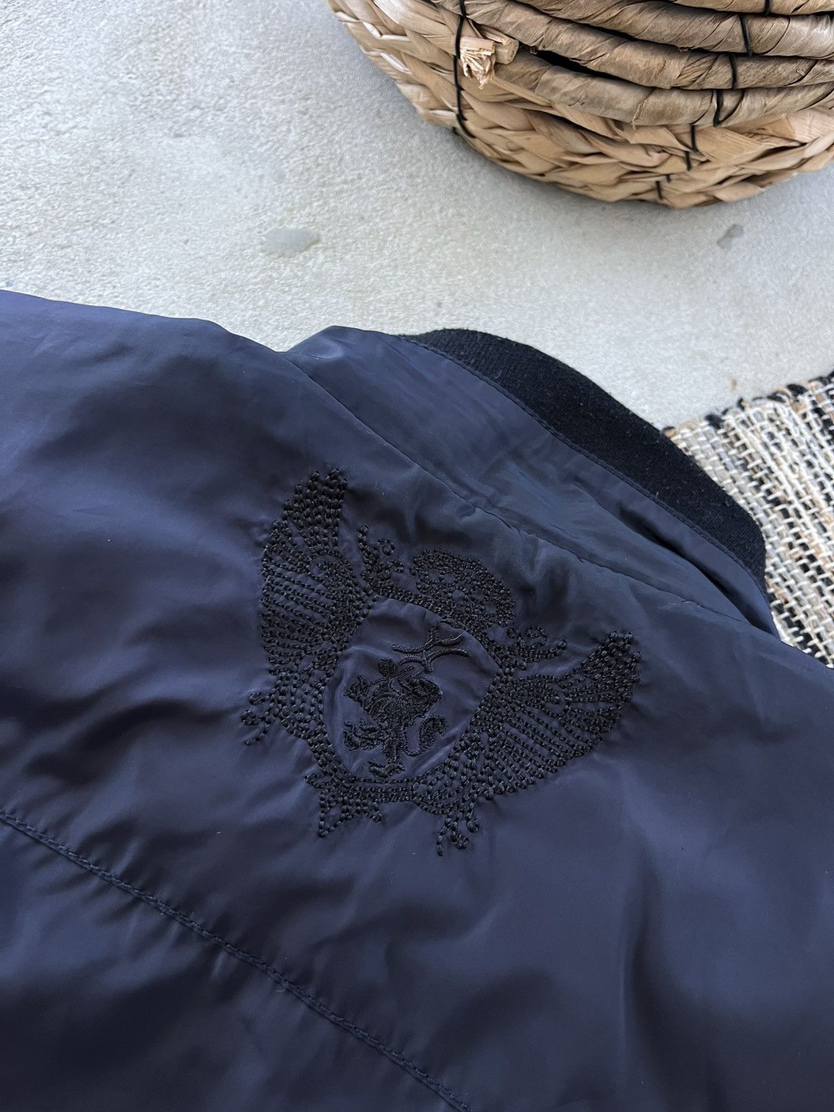 Billionaire Couture Luxury Billionaire Nylon Bomber Jacket Blue Size 58 Y2K Size US XXL / EU 58 / 5 - 18 Thumbnail