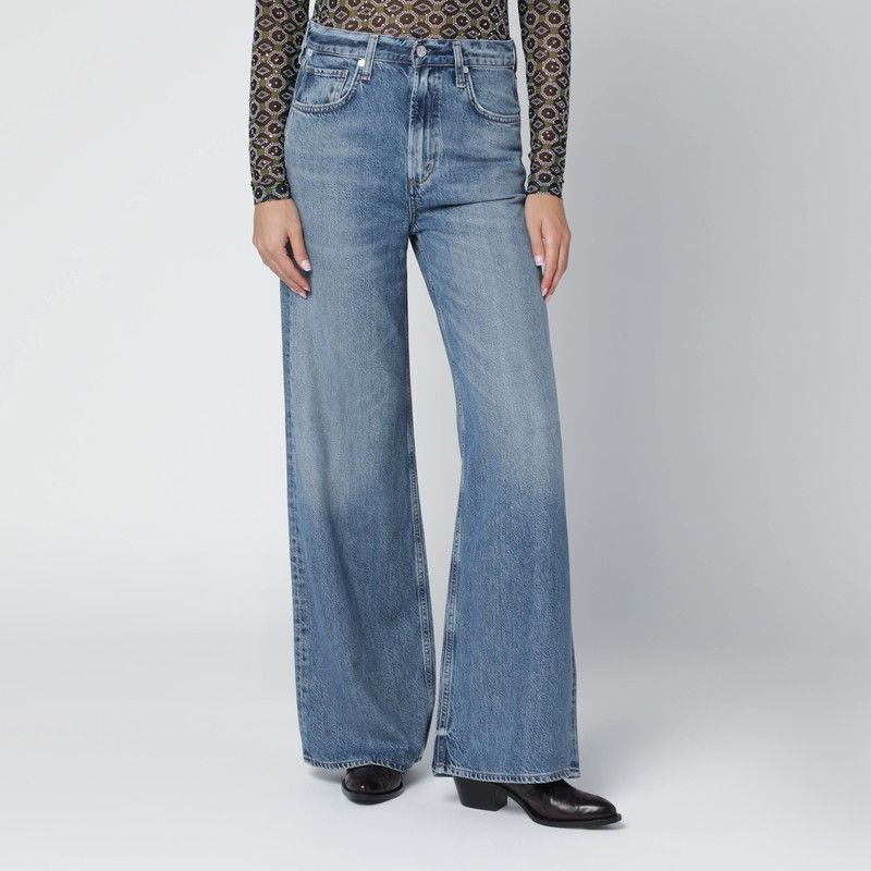Citizens Of Humanity Citizens Of Humanity Light Blue Jete Paloma Baggy Jeans Size 25" / US 0 / IT 36 - 1 Thumbnail