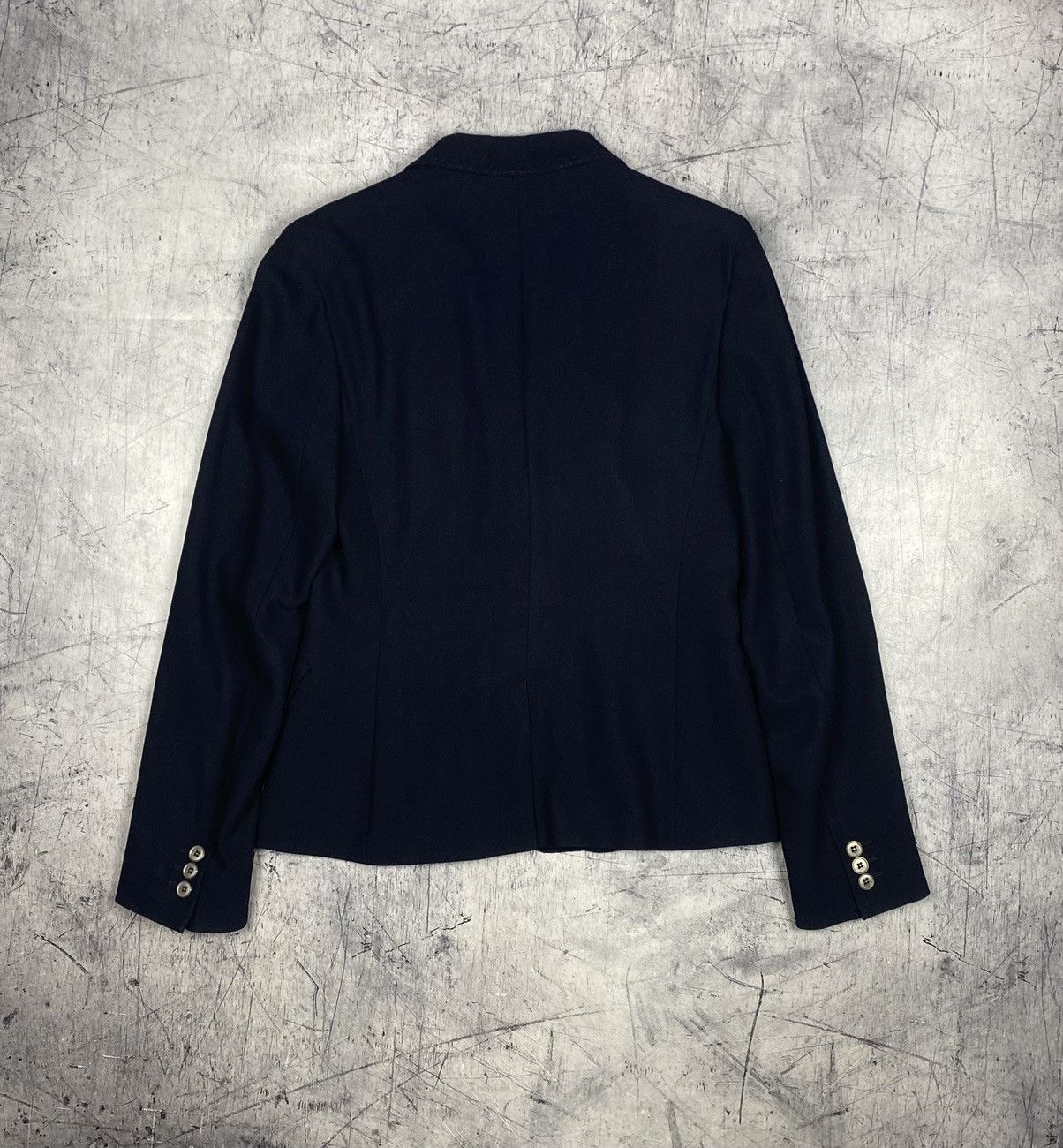 Max Mara Max Mara Black Virgin Wool Blazer Made in Italy Size M / US 6-8 / IT 42-44 - 10 Thumbnail