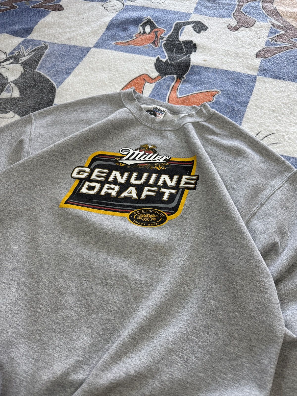 Vintage Miller genuine draft crewneck sweatshirt Size US XL / EU 56 / 4 - 2 Thumbnail