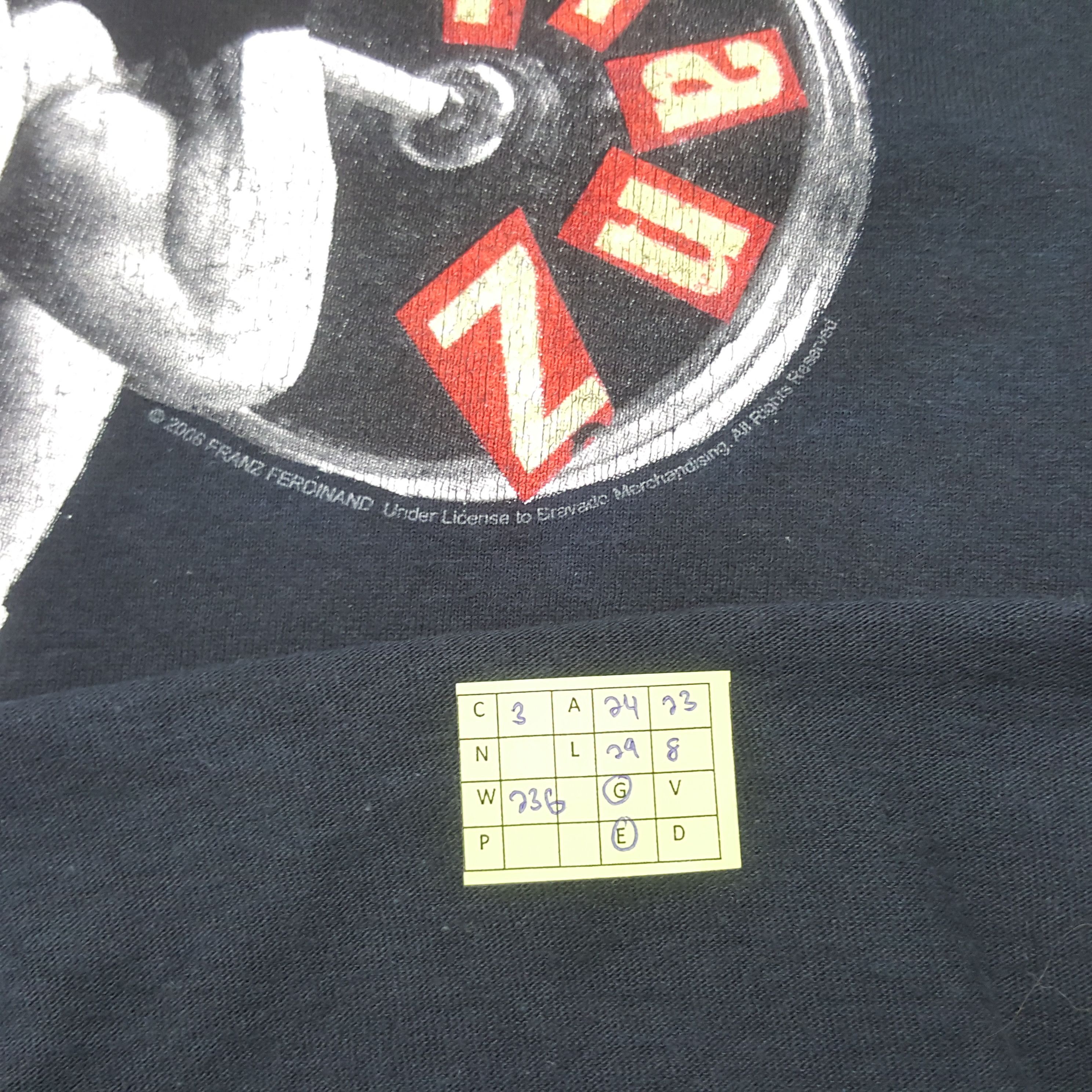 Band Tees Vintage Ferdinand Franz Scottish Rock Band Tshirt RR3 Size US XL / EU 56 / 4 - 5 Thumbnail
