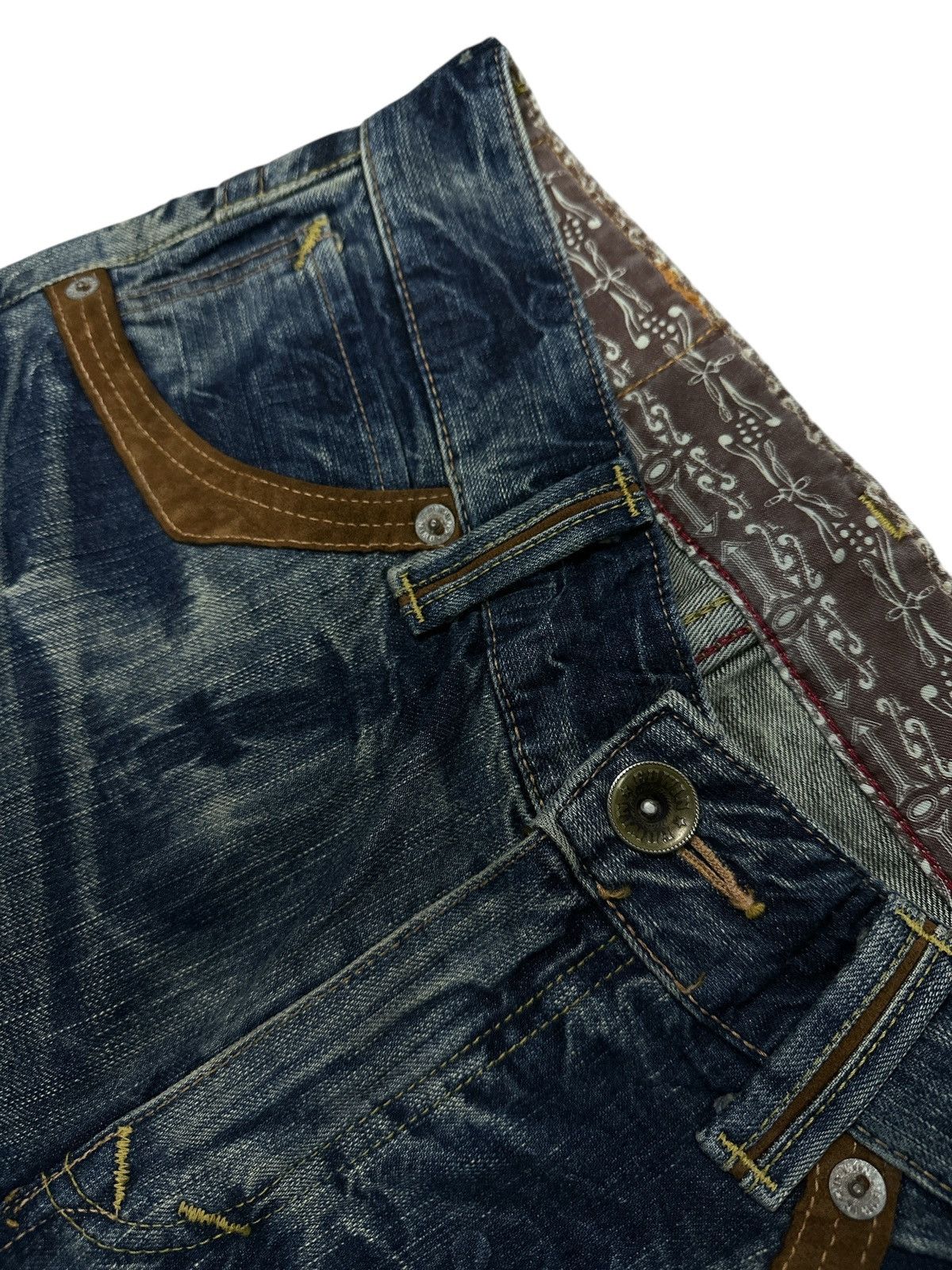 Kapital Vintage Edwin Exclusive Buffalo Bull . Size US 33 - 4 Thumbnail