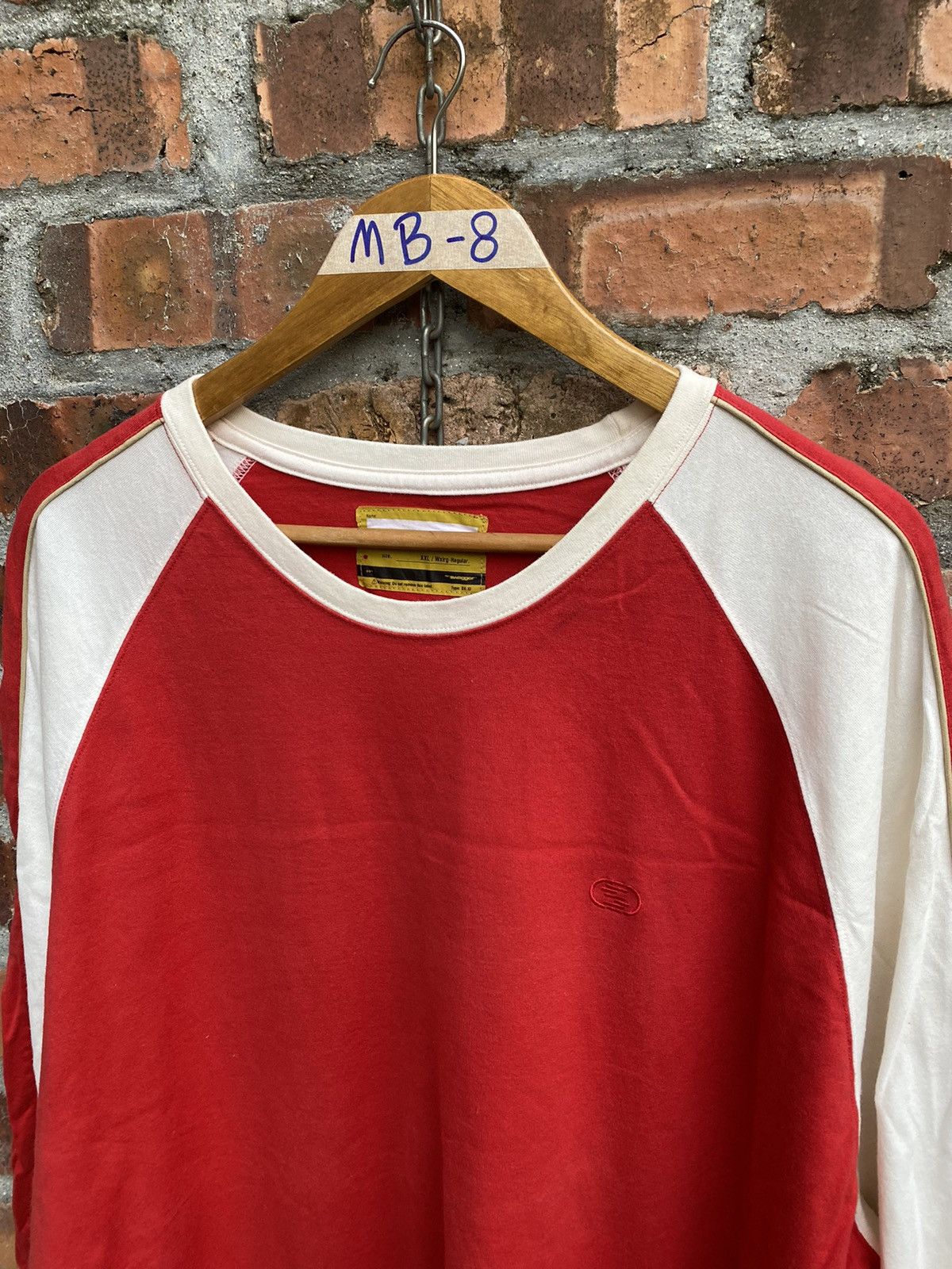 Swagger 2002 Swagger Red Raglan LS Size US XXL / EU 58 / 5 - 5 Thumbnail