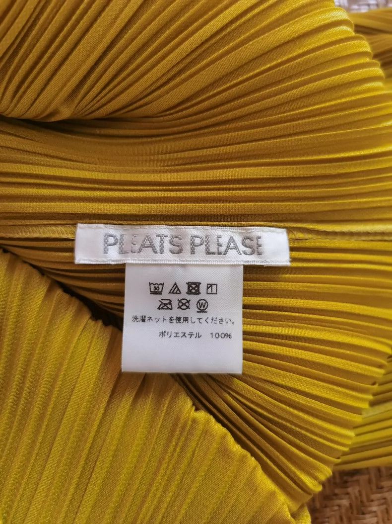Issey Miyake Issey Miyake size:2 Yellow pleated dress Size XS / US 0-2 / IT 36-38 - 3 Thumbnail