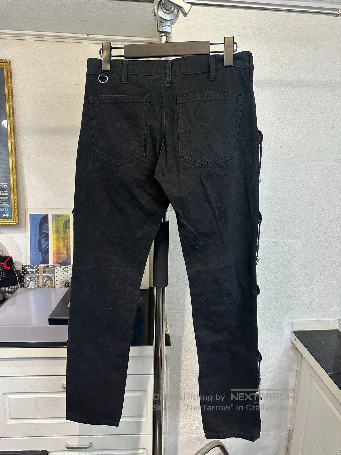 Comme des Garcons Homme Plus stylish black pants with unique features. Size US 32 / EU 48 - 6 Thumbnail