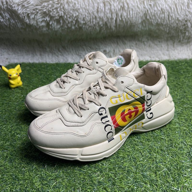 Gucci Gucci Rhyton Double G Logo Dad Sneakers 0079 Size US 9.5 / EU 42-43 - 1 Thumbnail