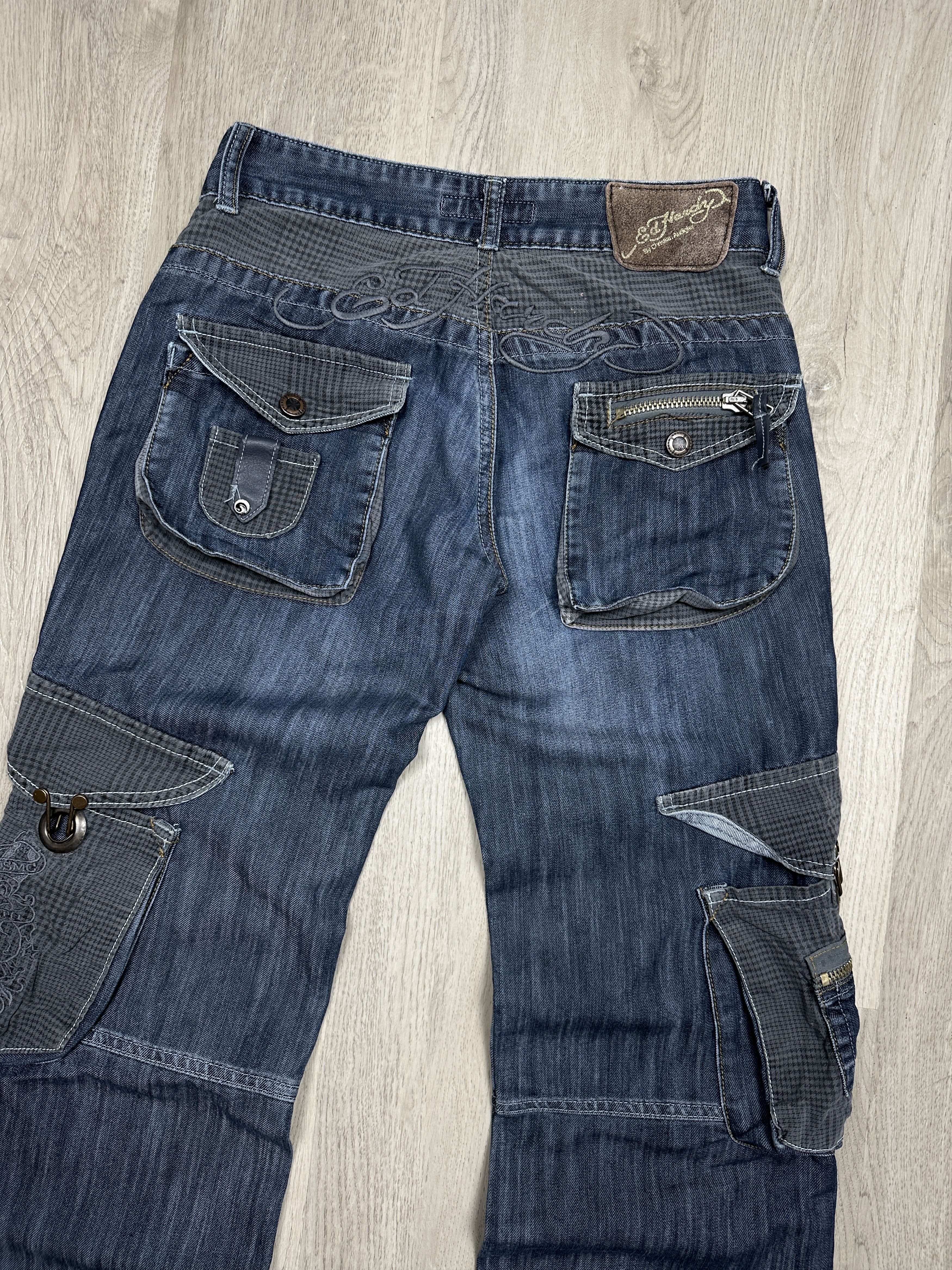 Christian Audigier Ed Hardy by Christian Audigier Mens Denim Pants Jeans Size US 30 / EU 46 - 2 Thumbnail