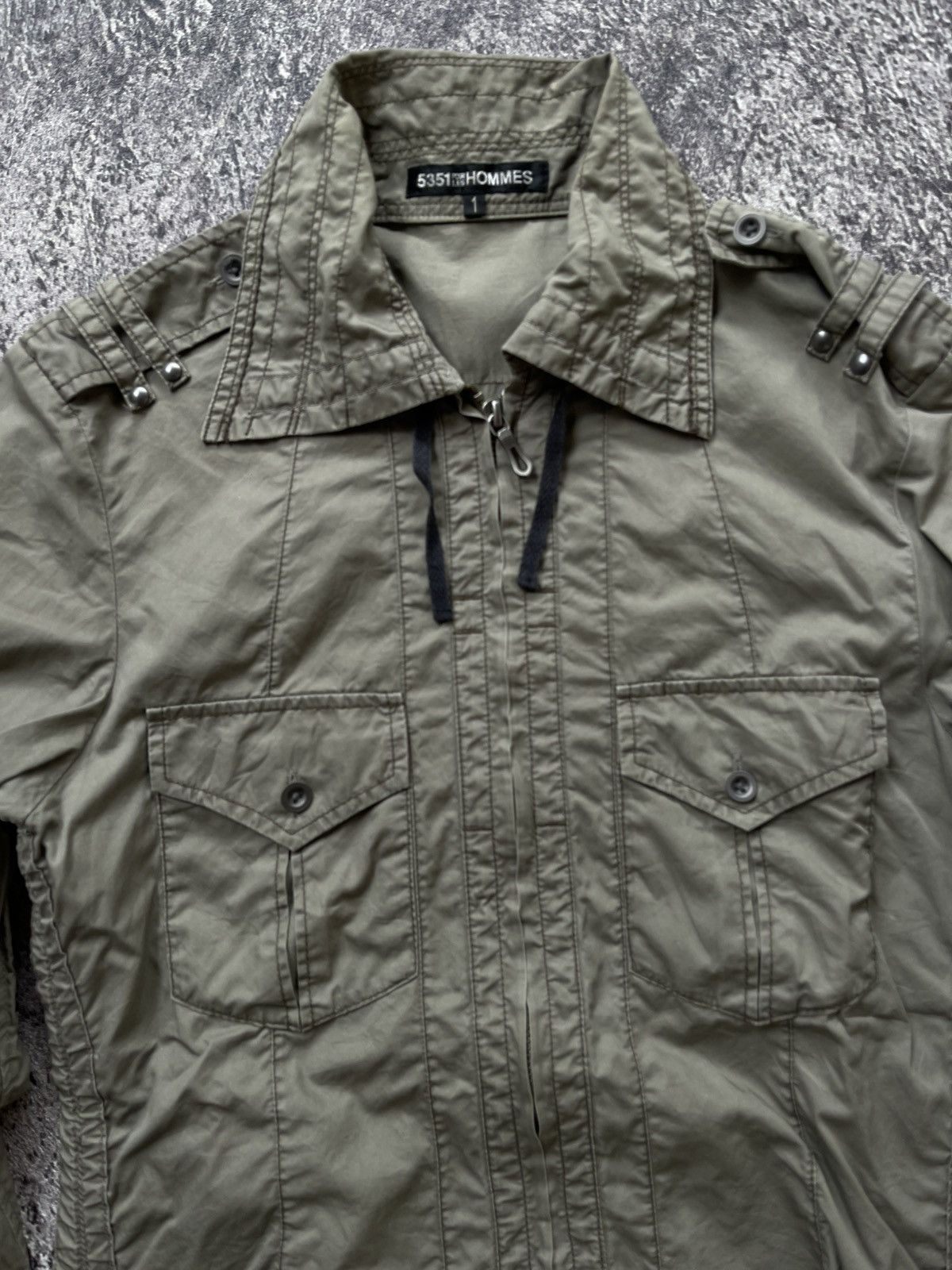 5351 POUR LES HOMMES 5351 Pour Les Hommes vkei lgb style zipper shirt Size US M / EU 48-50 / 2 - 4 Thumbnail