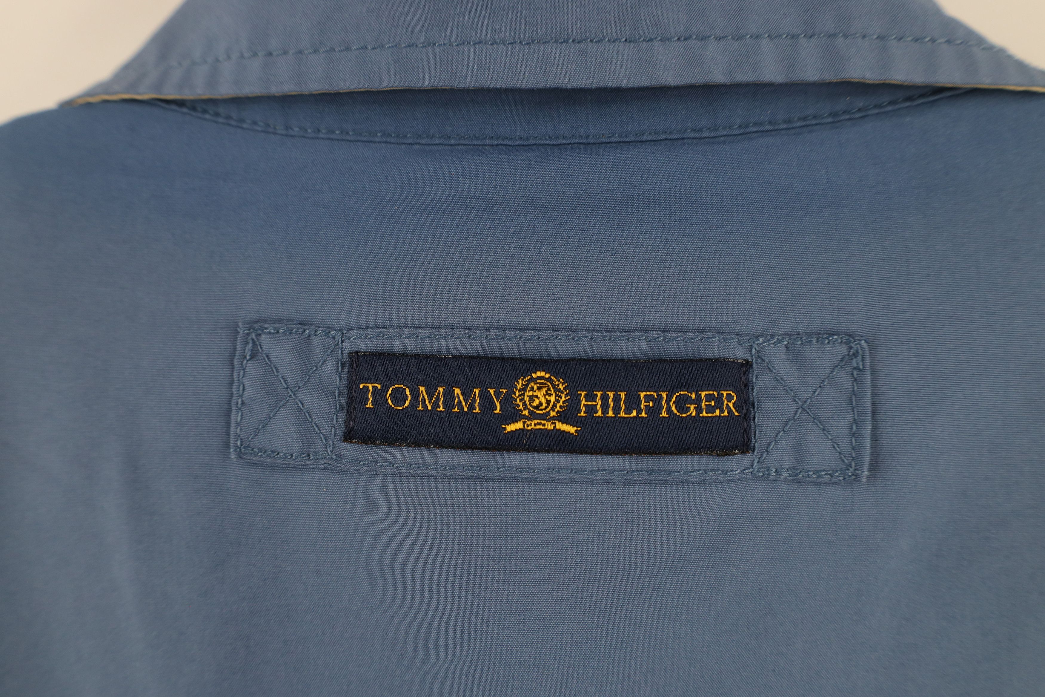 Tommy Hilfiger × Vintage Vintage 90s Tommy Hilfiger Lined Full Zip Bomber Jacket Size US L / EU 52-54 / 3 - 15 Thumbnail