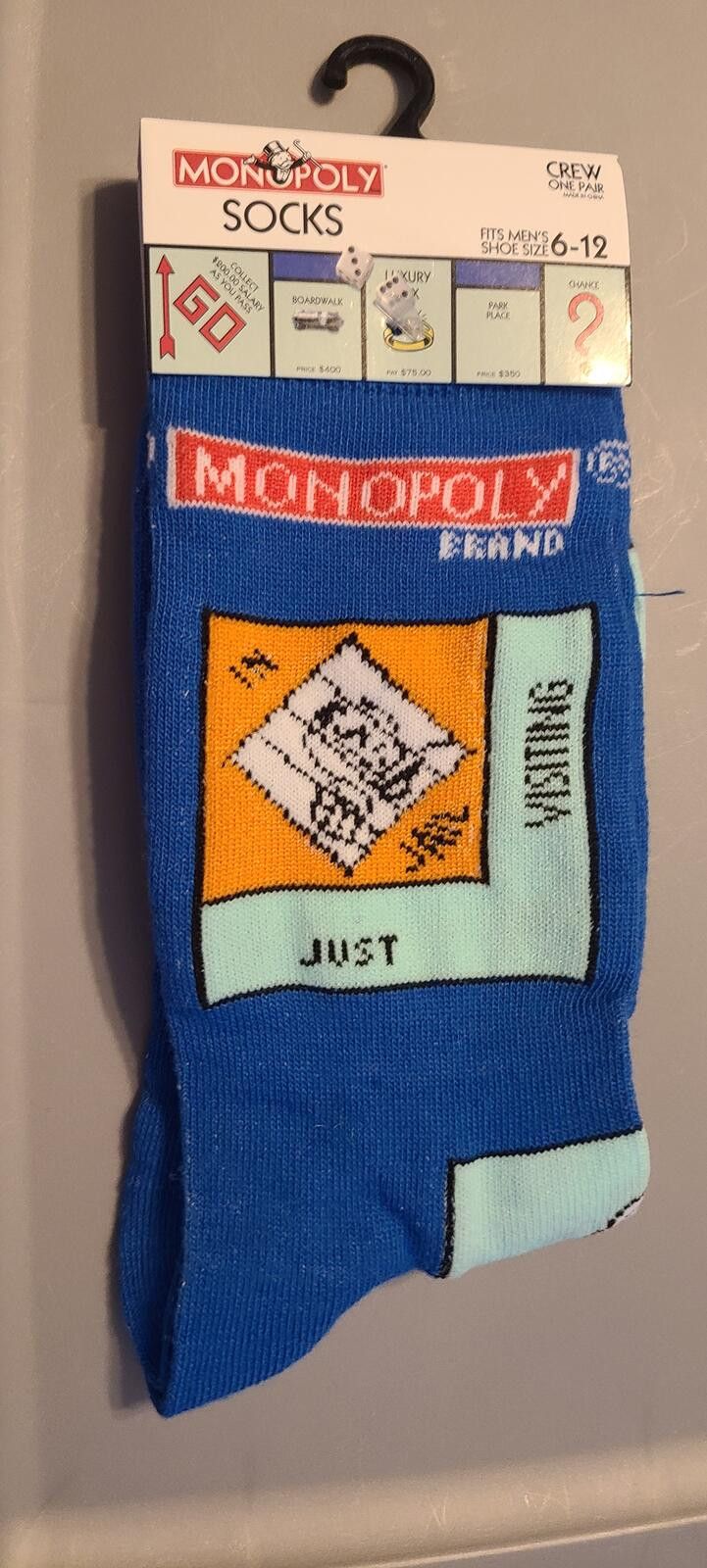 Alec Monopoly Monopoly Brand Crew Socks Size 6-12 Size ONE SIZE - 1 Preview