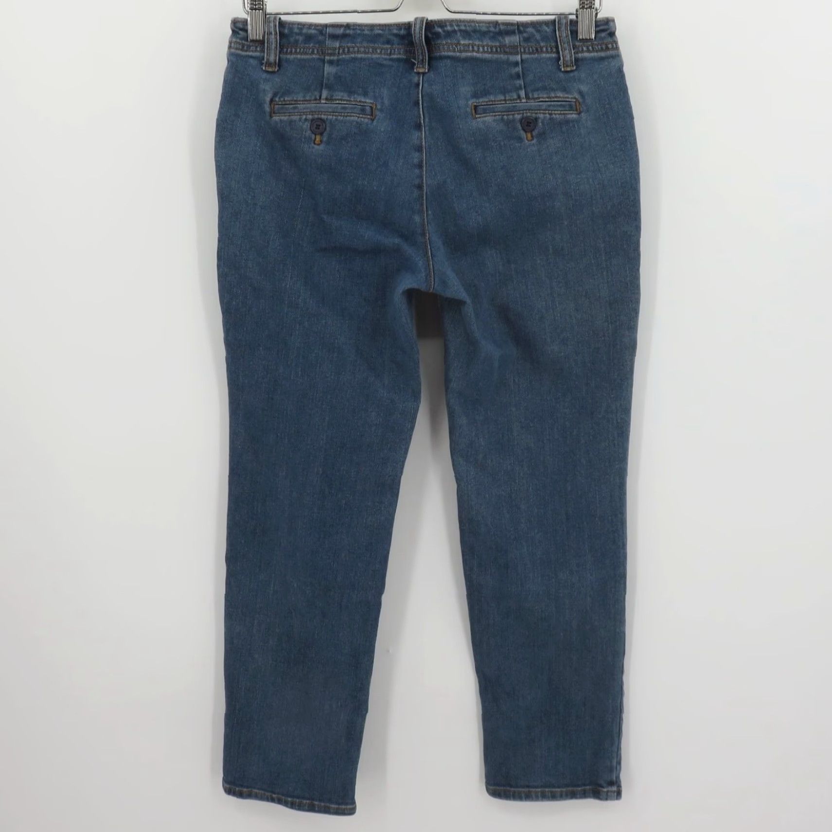 Talbots Talbots Women 6P 28 Signature Slim Ankle Blue Denim Jeans Pocket Cotton Slim Petite Jeans Women’s 6P Denim Ankle Pocket Size 28" / US 6 / IT 42 - 4 Thumbnail