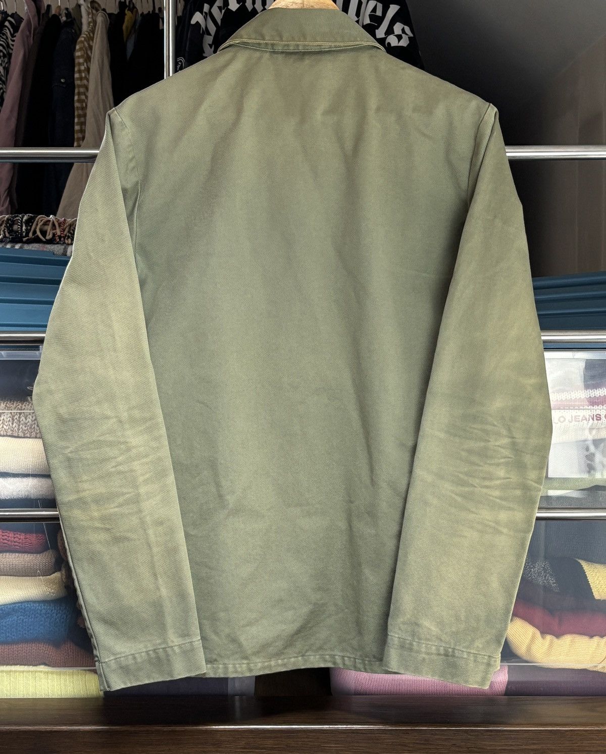 A.P.C. A.P.C. Army Military Buttoned Vintage Work Jacket Size US S / EU 44-46 / 1 - 4 Thumbnail