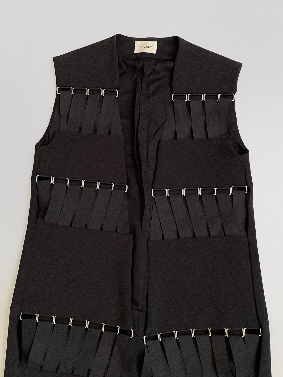 Mugler Archive Mugler Paris Bandage black vest Size M / US 6-8 / IT 42-44 - 2 Thumbnail