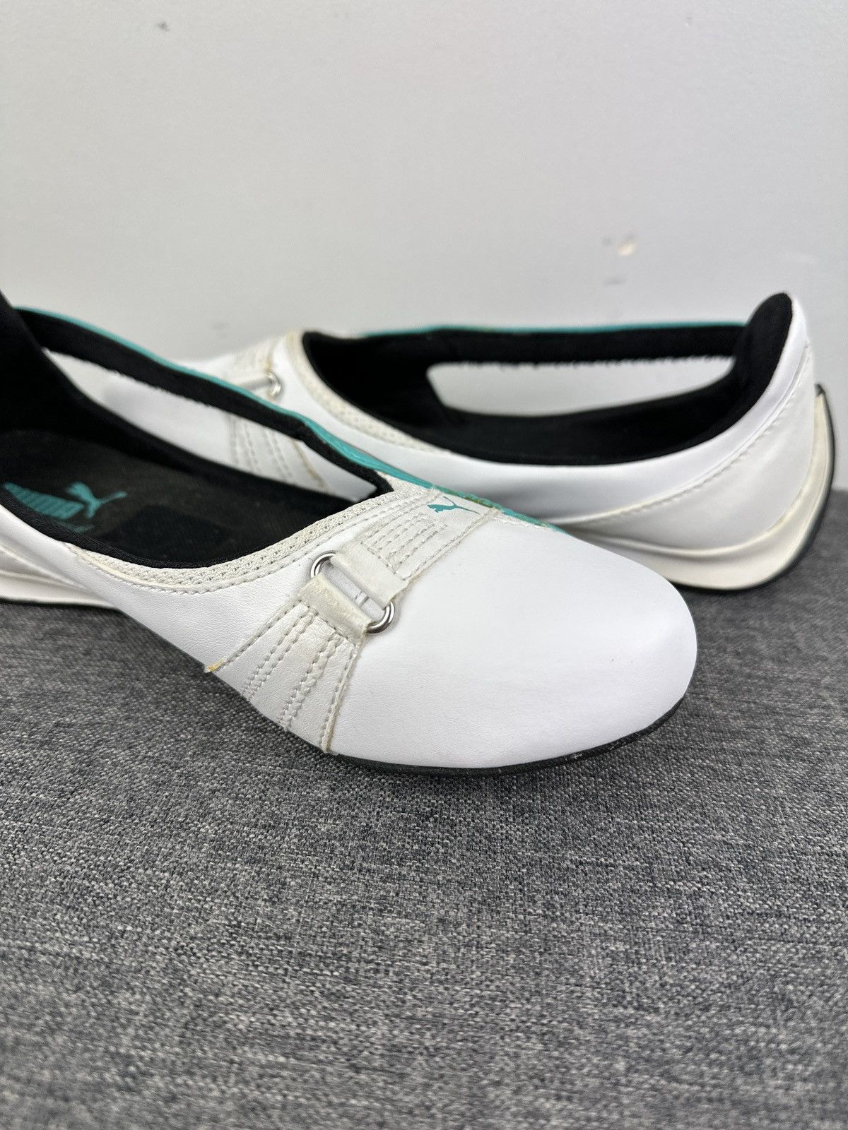 Puma Vintage Y2K Puma Espera Ballet Flats Slip On Shoes Women’s Size US 4 / IT 34 - 10 Thumbnail