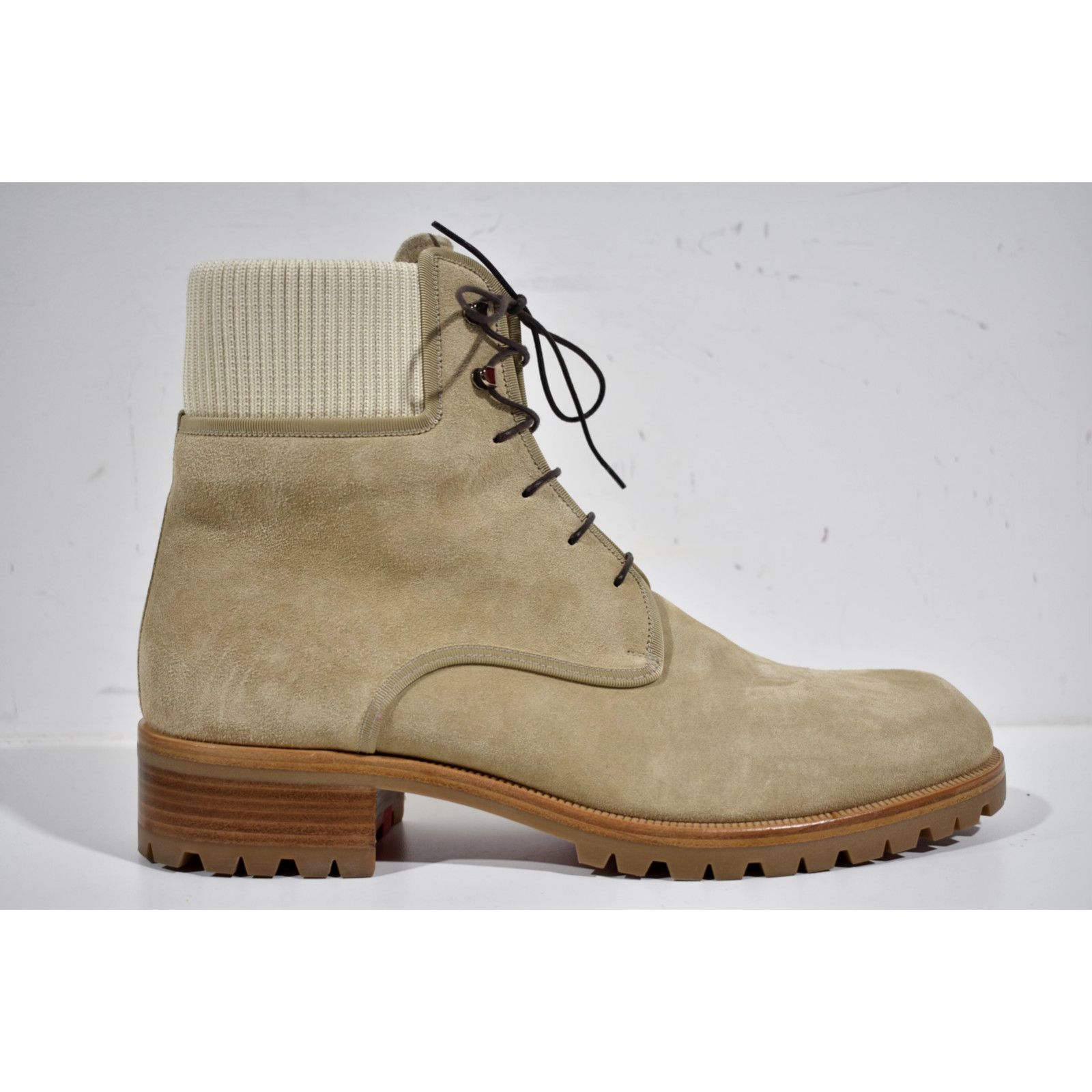Christian Louboutin Christian Louboutin Suede Combat Lace Up Boot 44.5 11.5 Size US 11.5 / EU 44-45 - 2 Thumbnail