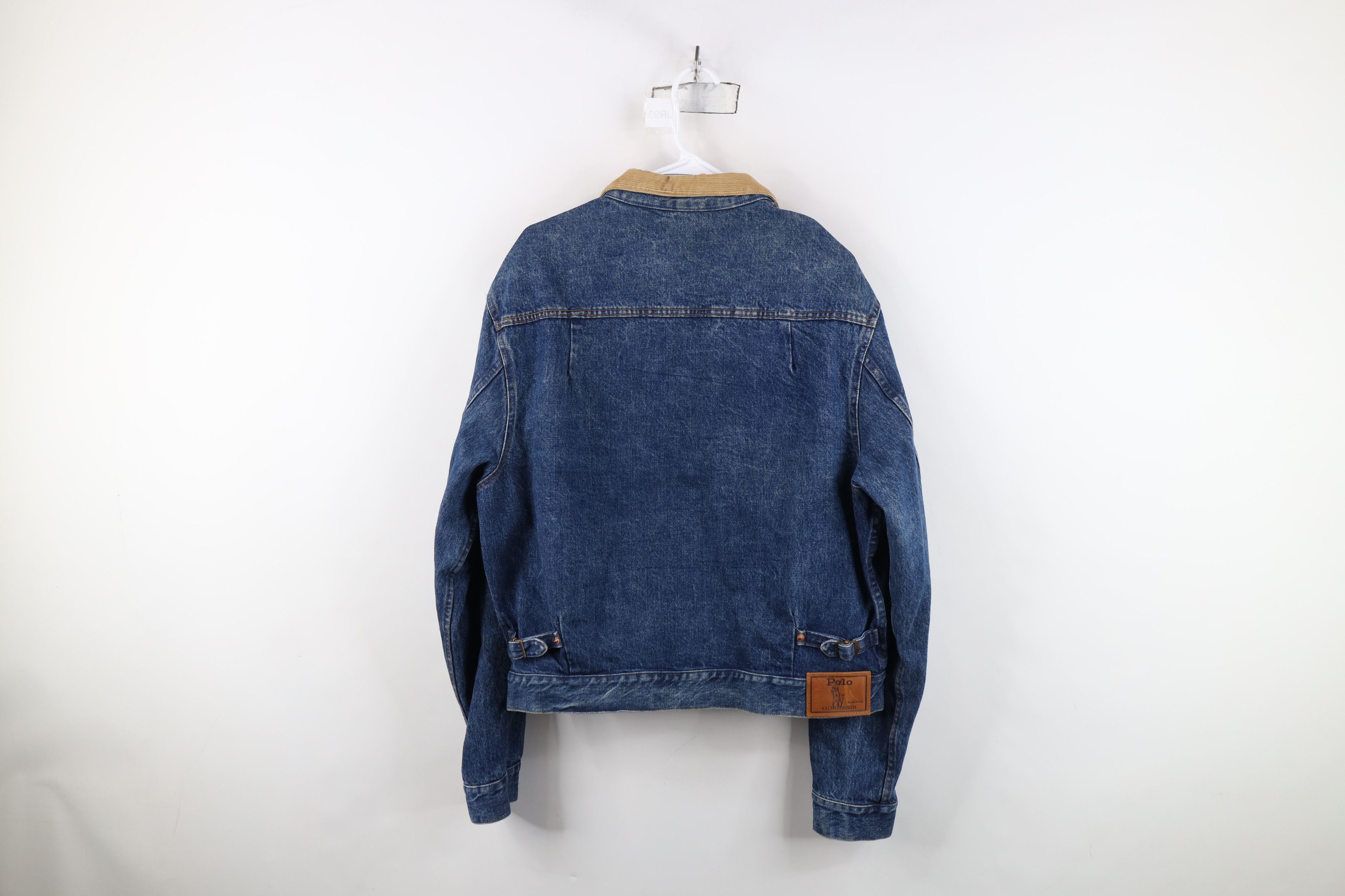 Ralph Lauren Vintage 70s 80s Ralph Lauren Denim Jean Trucker Jacket USA Size US XL / EU 56 / 4 - 13 Thumbnail
