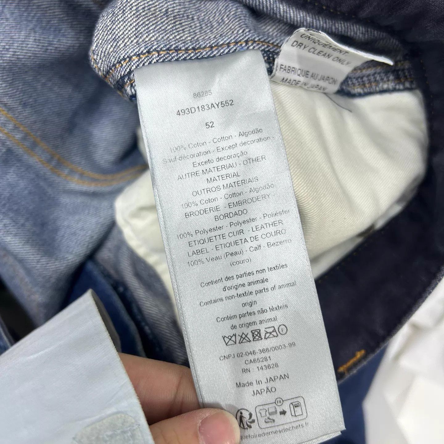 Dior Dior 99 New Men's Lumberjack Jeans 52 Size US 36 / EU 52 - 4 Thumbnail