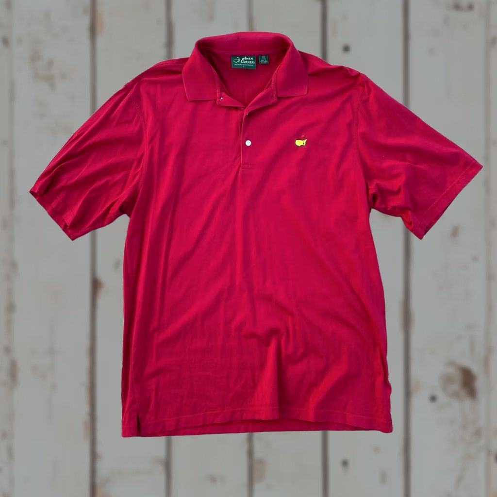 Vintage Masters Collection polo Shirt Large Red Amen Corner Men Size US L / EU 52-54 / 3 - 1 Thumbnail