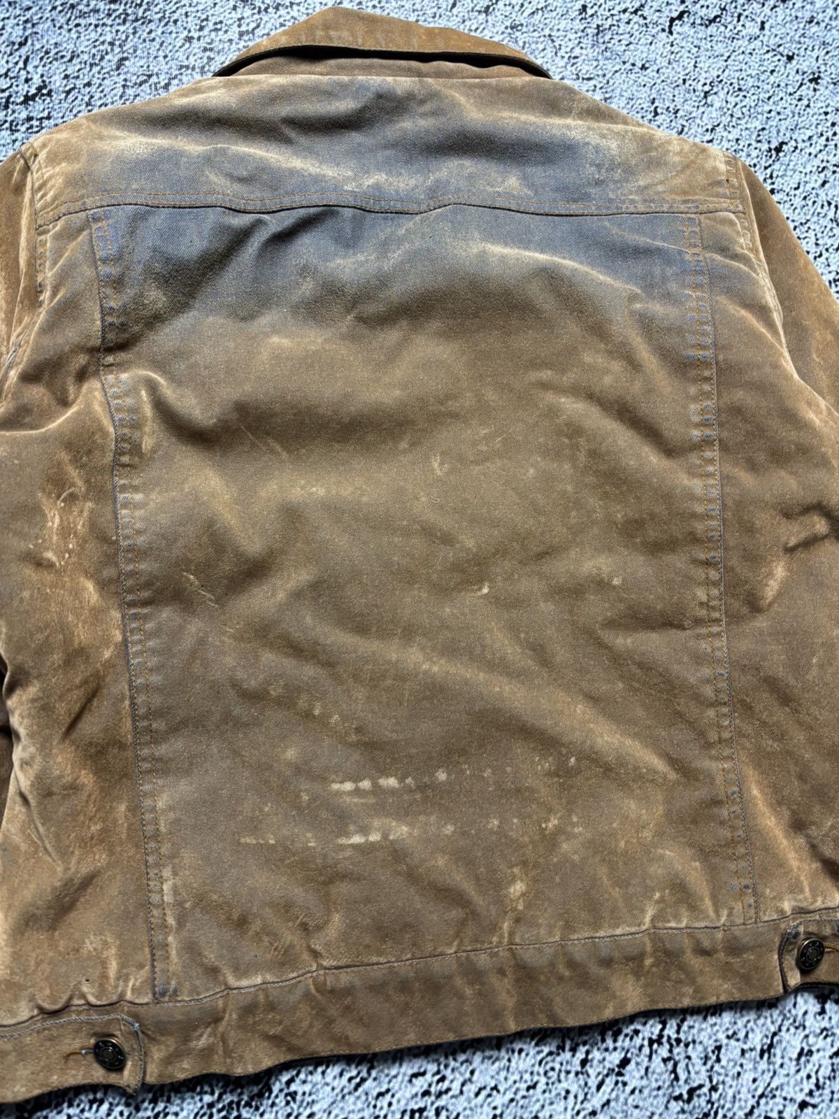 Vintage Archival washed denim jacket 2000s Diesel style Size M / US 6-8 / IT 42-44 - 7 Thumbnail