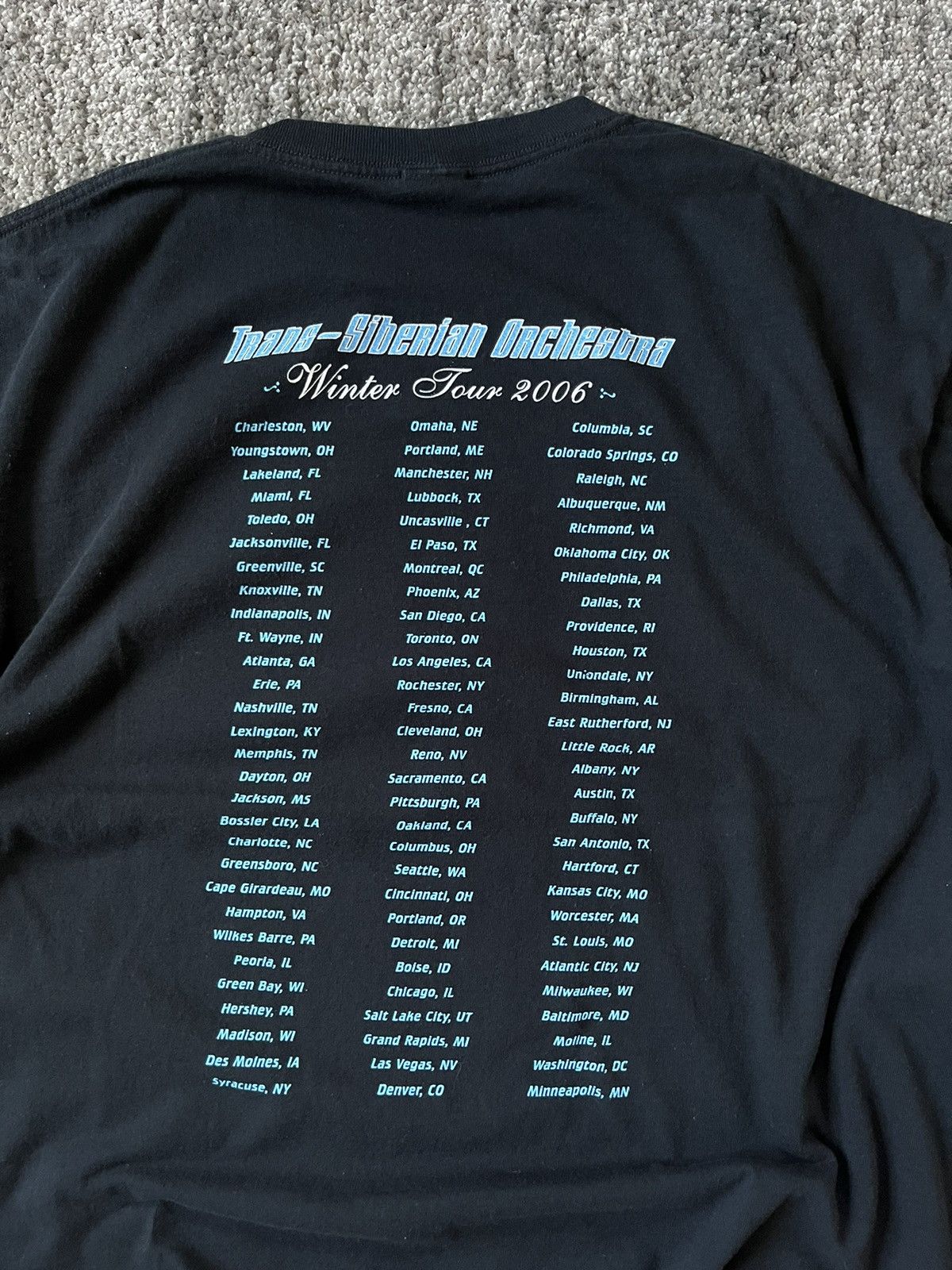 Band Tees Vintage Trans-Siberian Orchestra Winter Tour 2006 T-Shirt Size US XXL / EU 58 / 5 - 11 Thumbnail