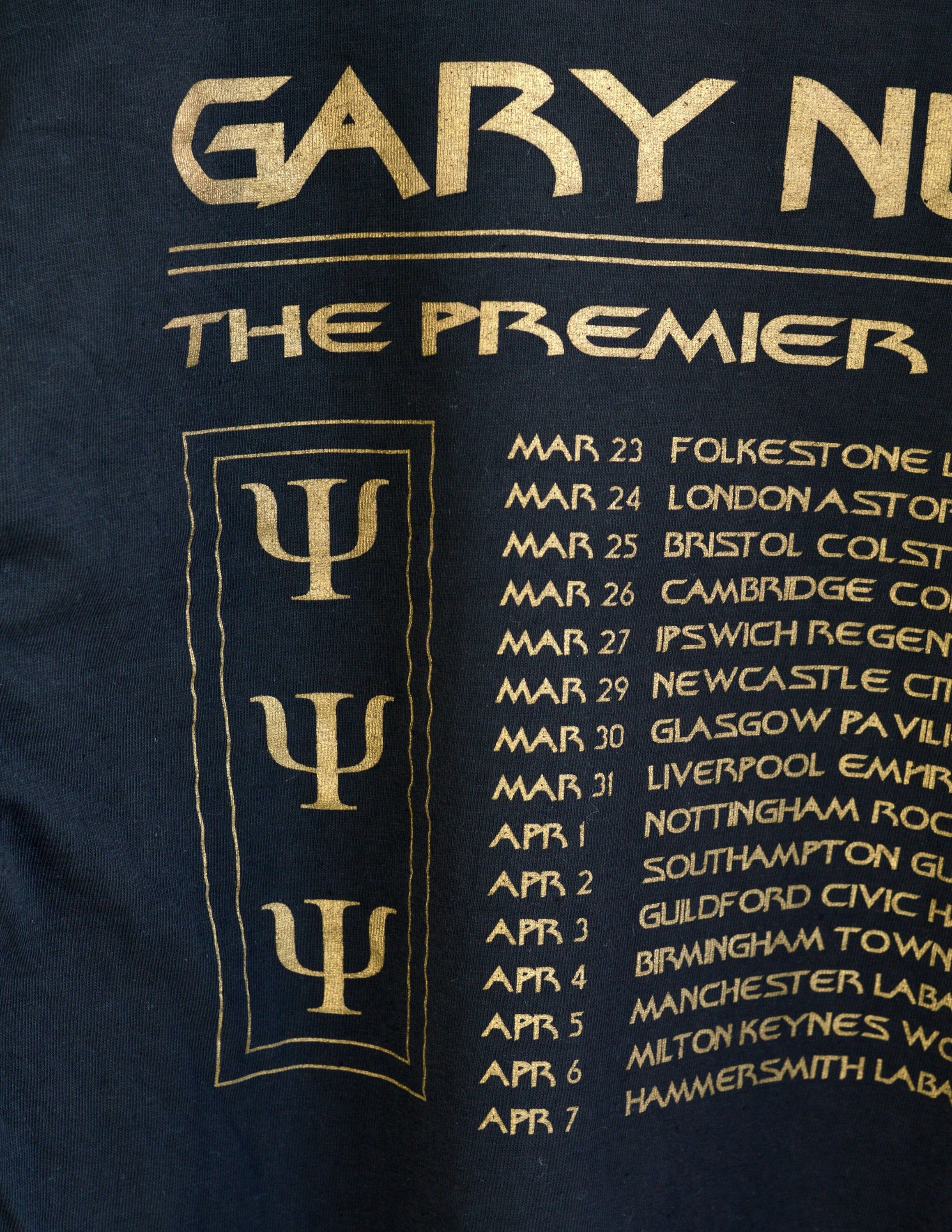 Vintage Vintage 1996 Gary Numan The Premier tour 96 t shirt Size US XL / EU 56 / 4 - 5 Thumbnail