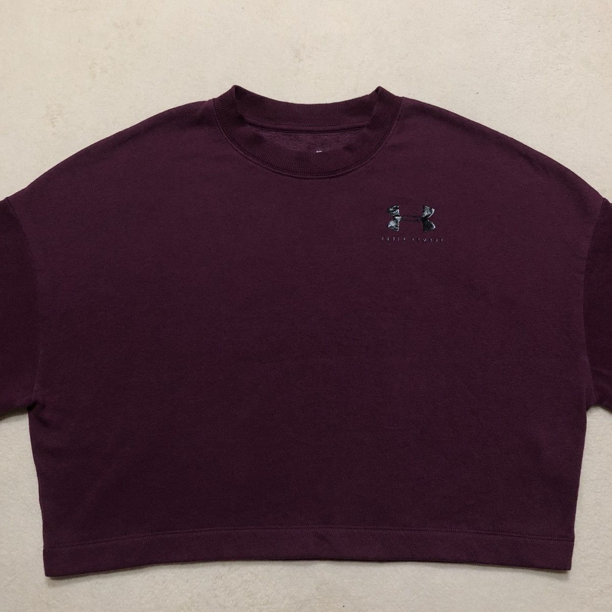 Under Armour UNDER ARMOUR Cropped Sweatshirt Size M / US 6-8 / IT 42-44 - 1 Thumbnail