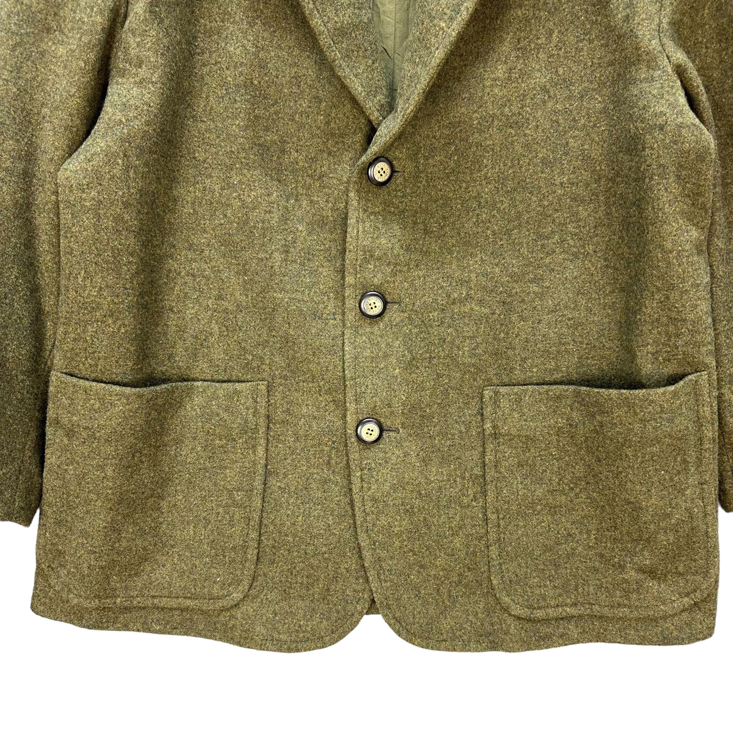 Allegri ALLEGRI Moss Green Wool Casual Jacket #A37-0838 Size US M / EU 48-50 / 2 - 3 Thumbnail