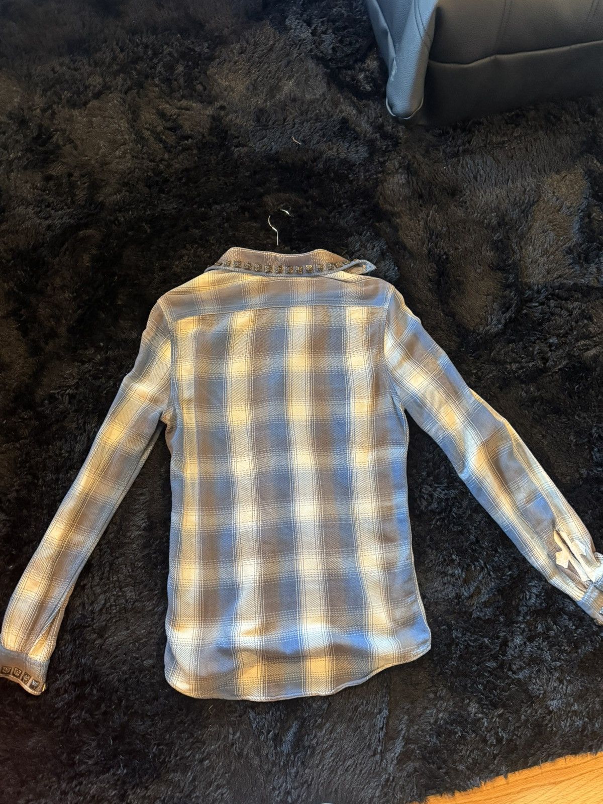 Chrome Hearts Chrome Hearts Studded Flannel Shirt Size US M / EU 48-50 / 2 - 2 Thumbnail